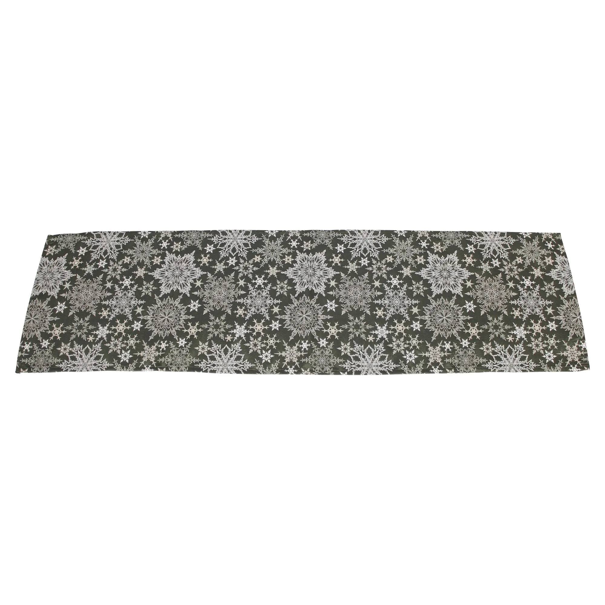 Tischläufer "Schneeflockenzierde"  im Frank Flechtwaren Online Shop für Weihnachtliche Tischwäsche kaufen