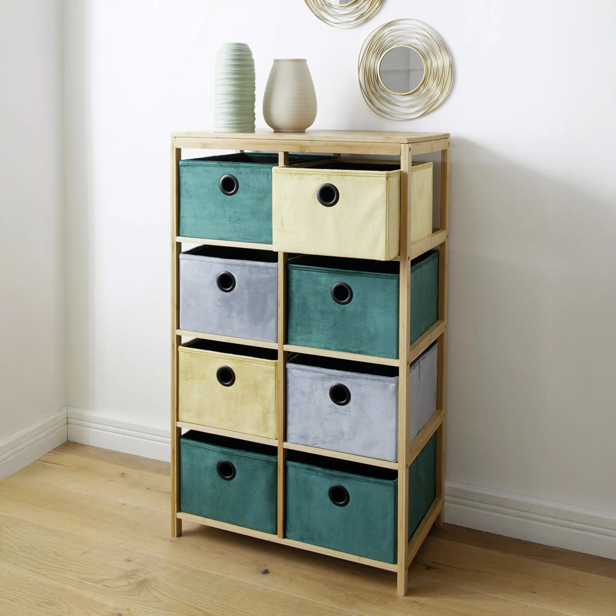 Bambusschrank "Multicolor"  im Frank Flechtwaren Online Shop kaufen
