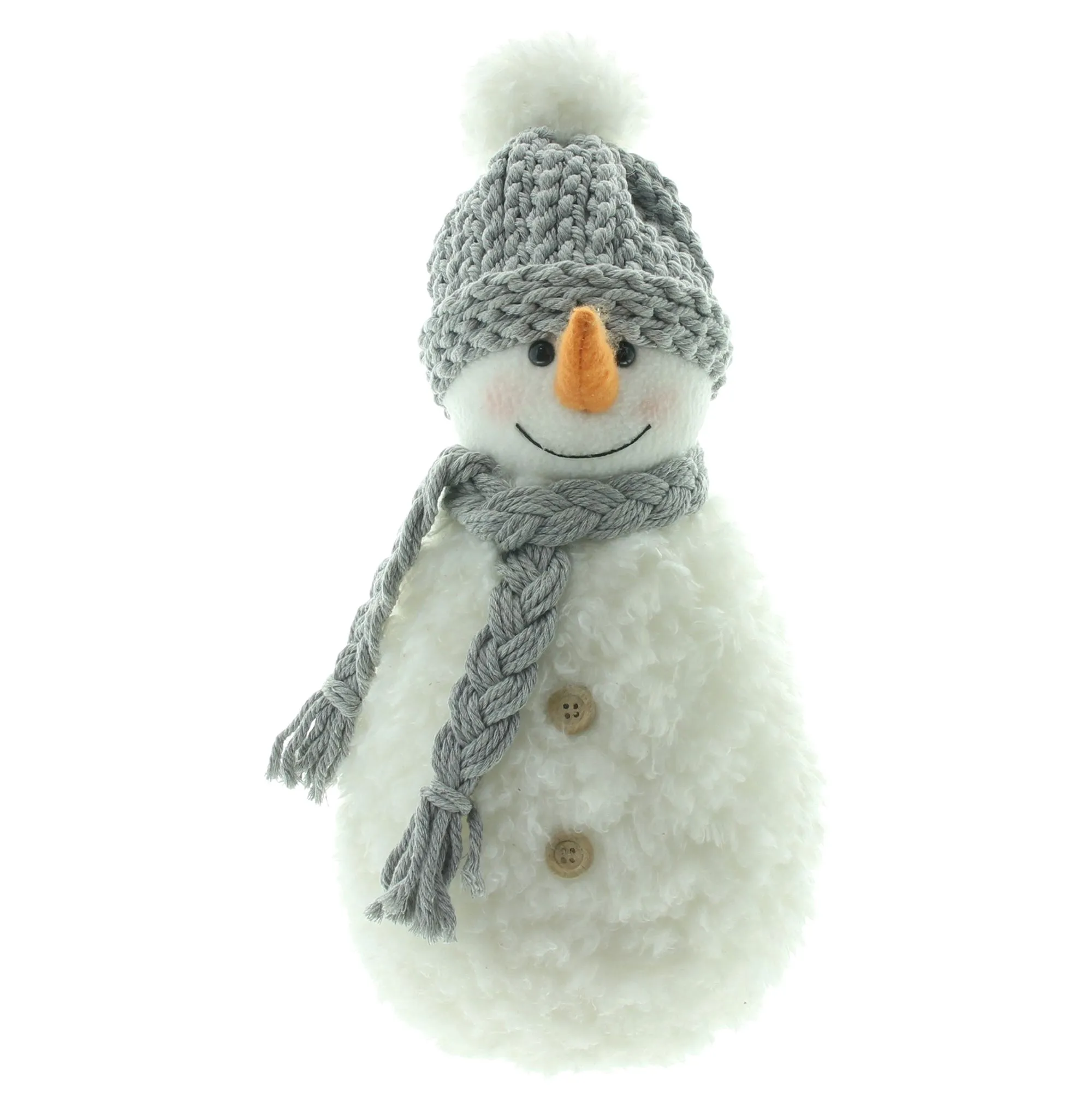 Deko-Schneemann "Fluffy"  im Frank Flechtwaren Online Shop für Weihnachtliche Dekofiguren kaufen