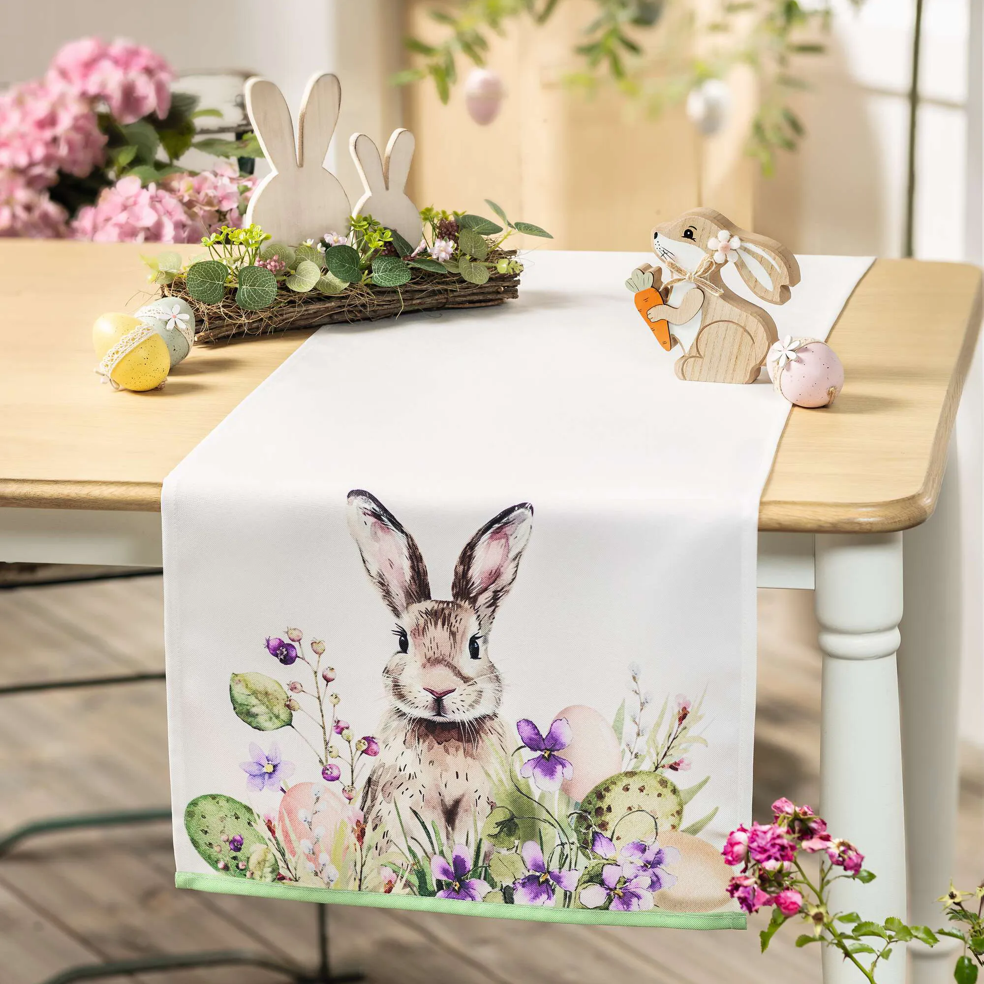 Tischläufer "Osterhäschen"  im Frank Flechtwaren Online Shop kaufen