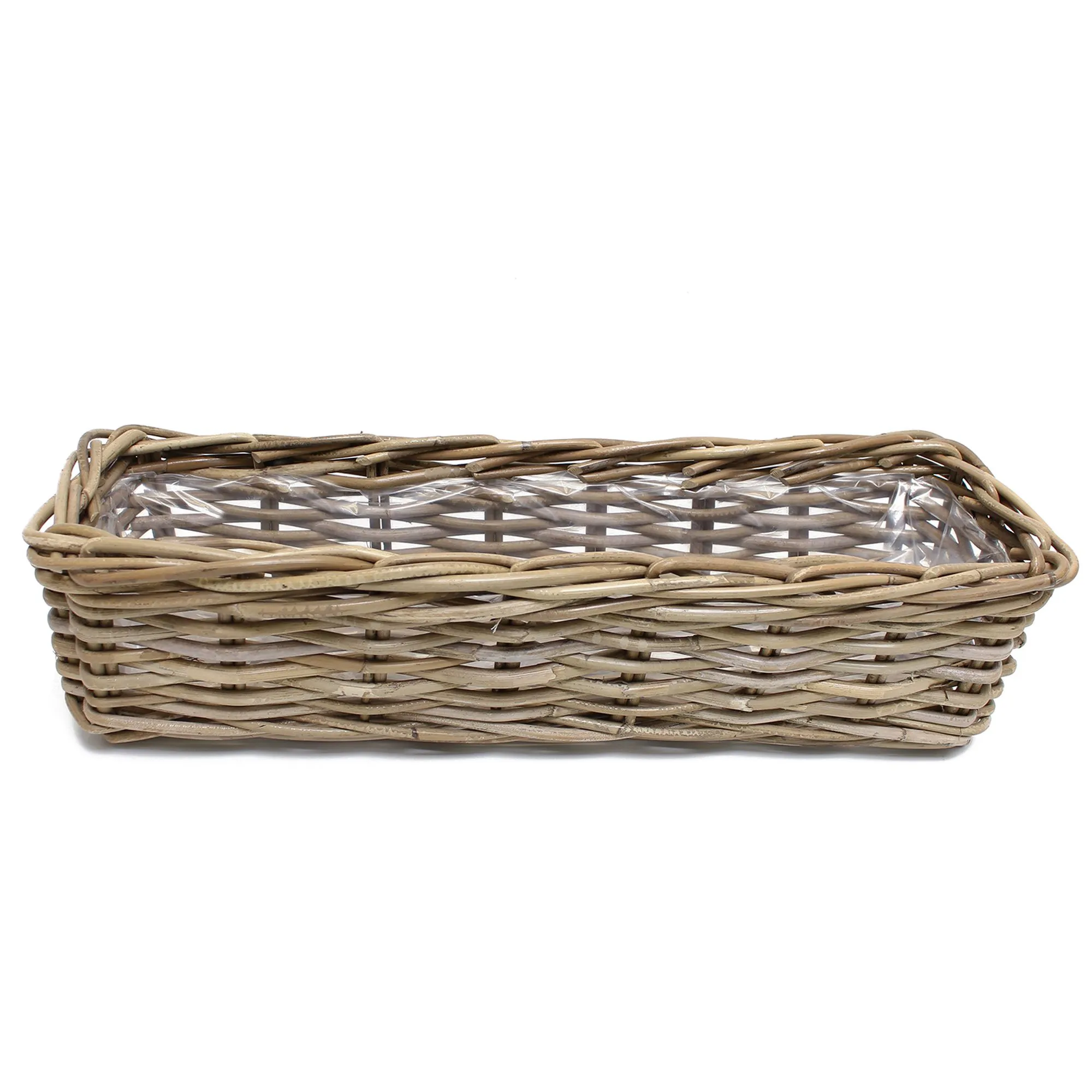 Pflanzkasten "Rattan", groß  im Frank Flechtwaren Online Shop für Pflanzkörbe kaufen