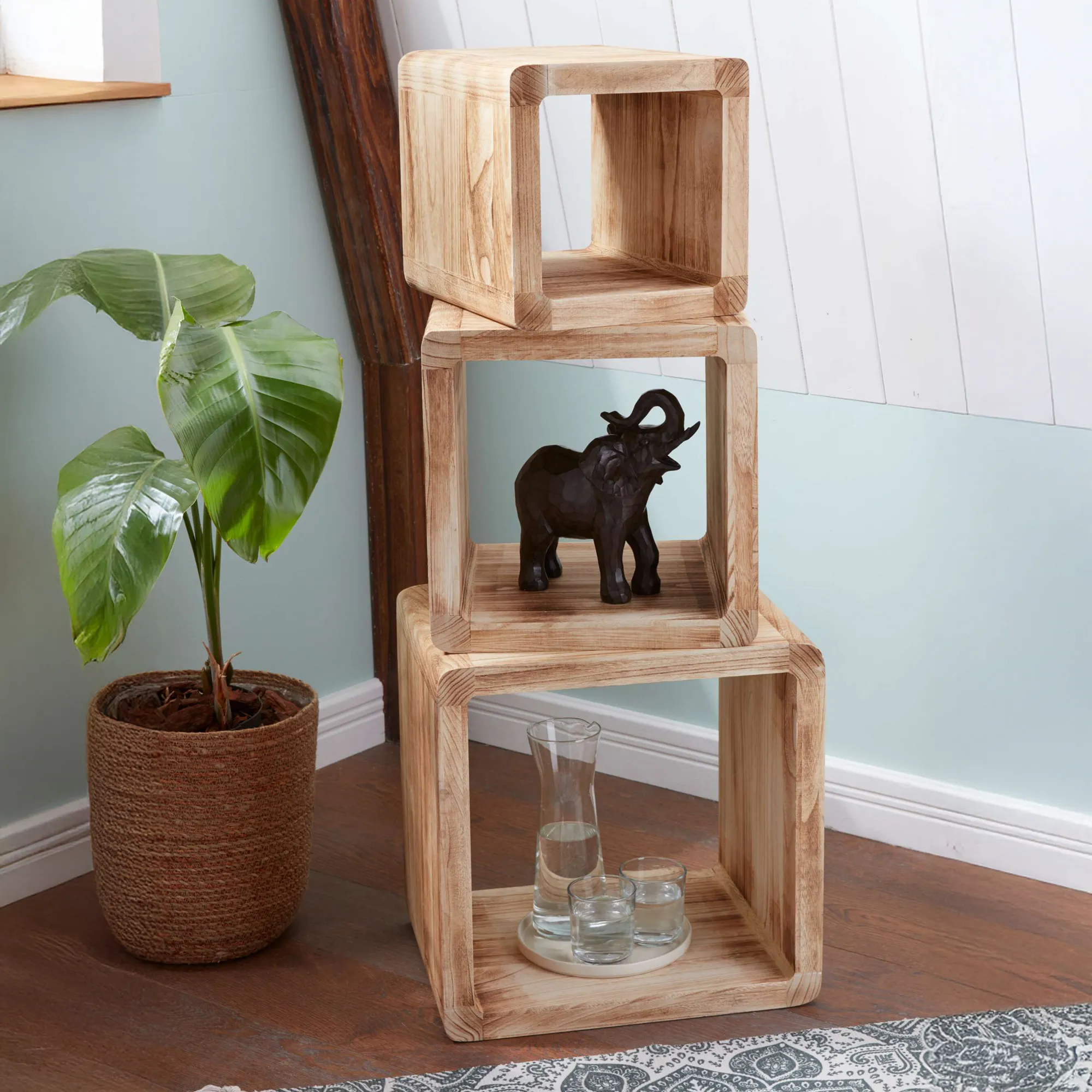Regal-Cubes "Geflammt", 3er Set  im Frank Flechtwaren Online Shop für FRANK 1885 kaufen