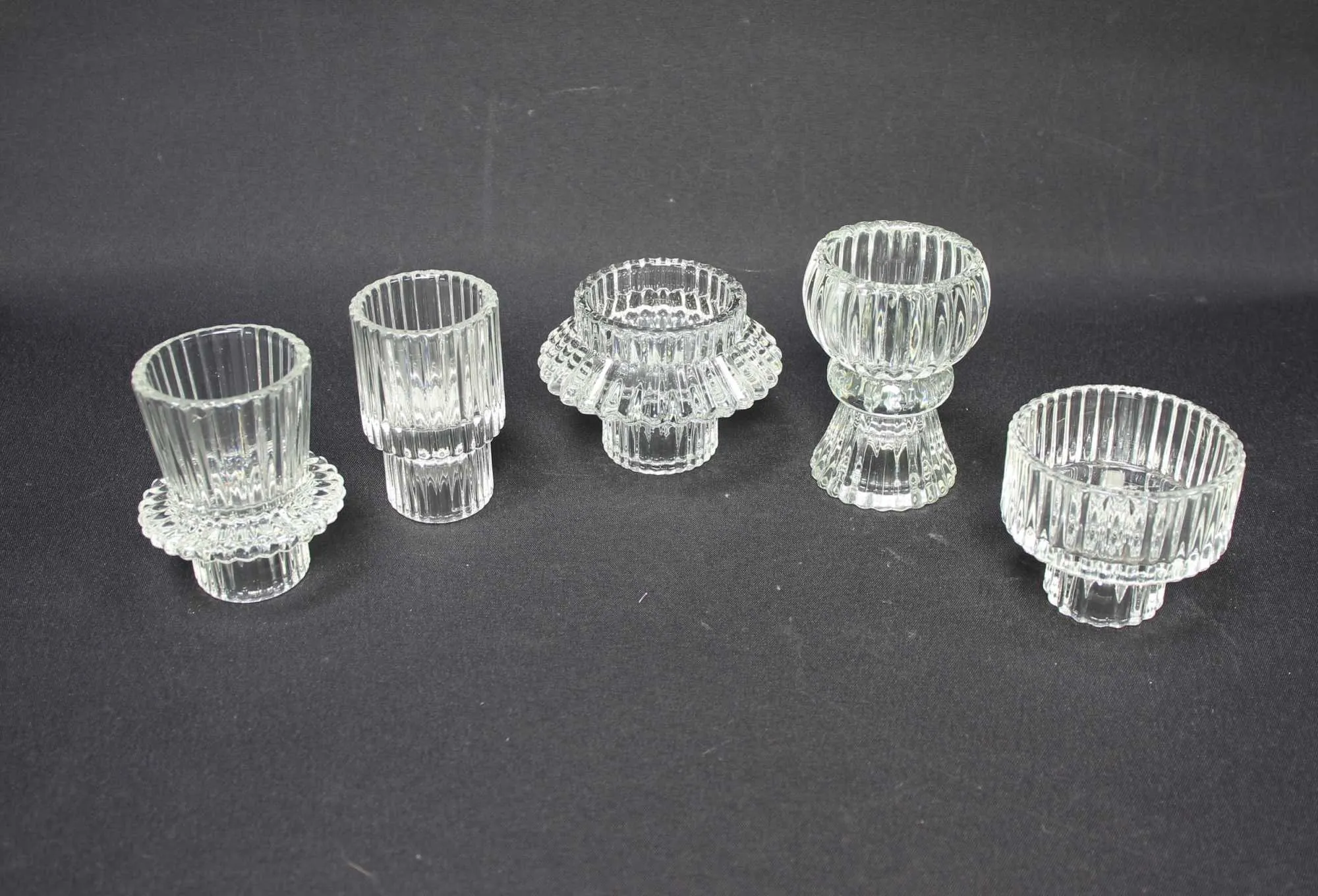 Kerzenhalter "Classical", 5er Set  im Frank Flechtwaren Online Shop für Kerzenhalter kaufen