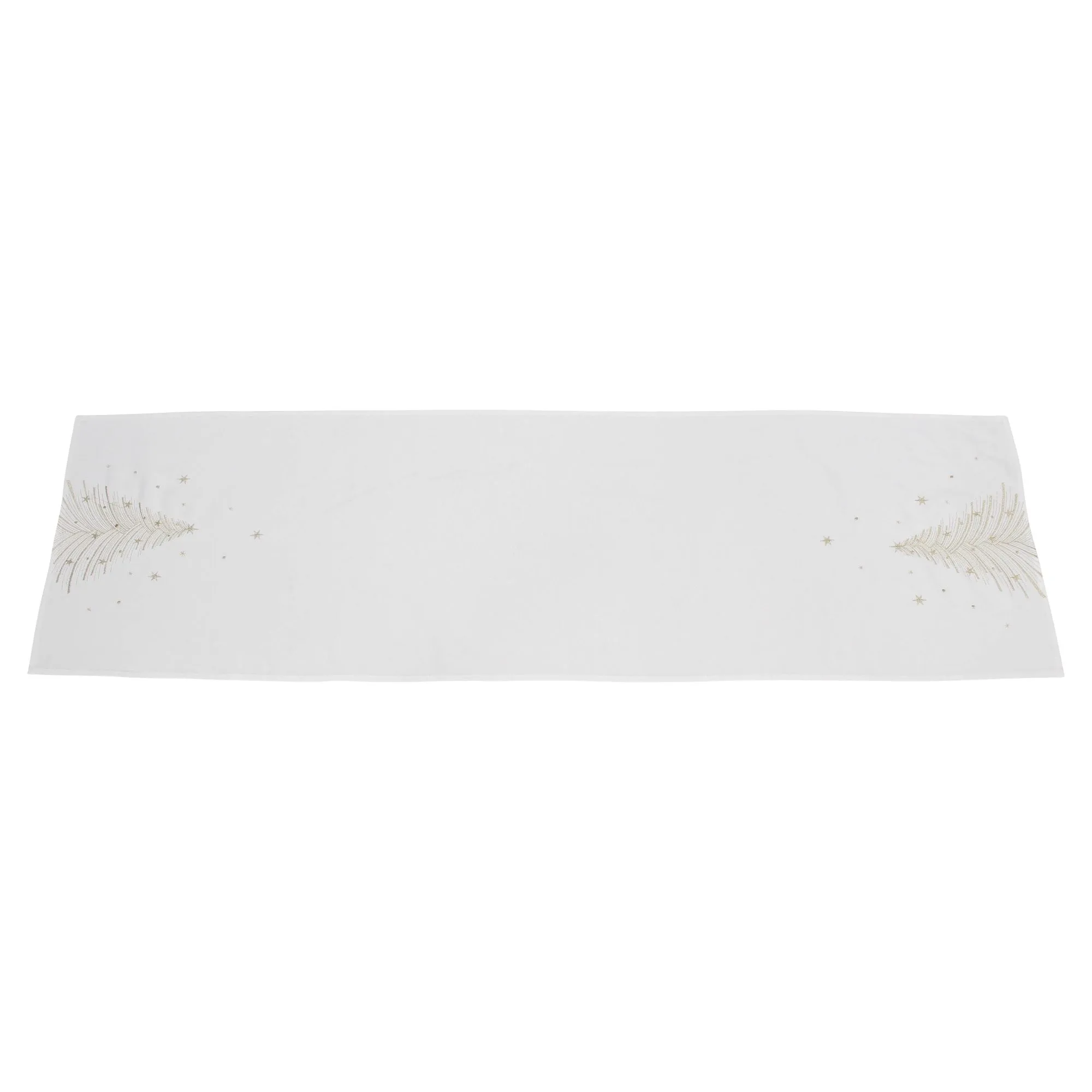 Tischläufer "Golden Christmas"  im Frank Flechtwaren Online Shop für Gold &amp; Schwarz kaufen
