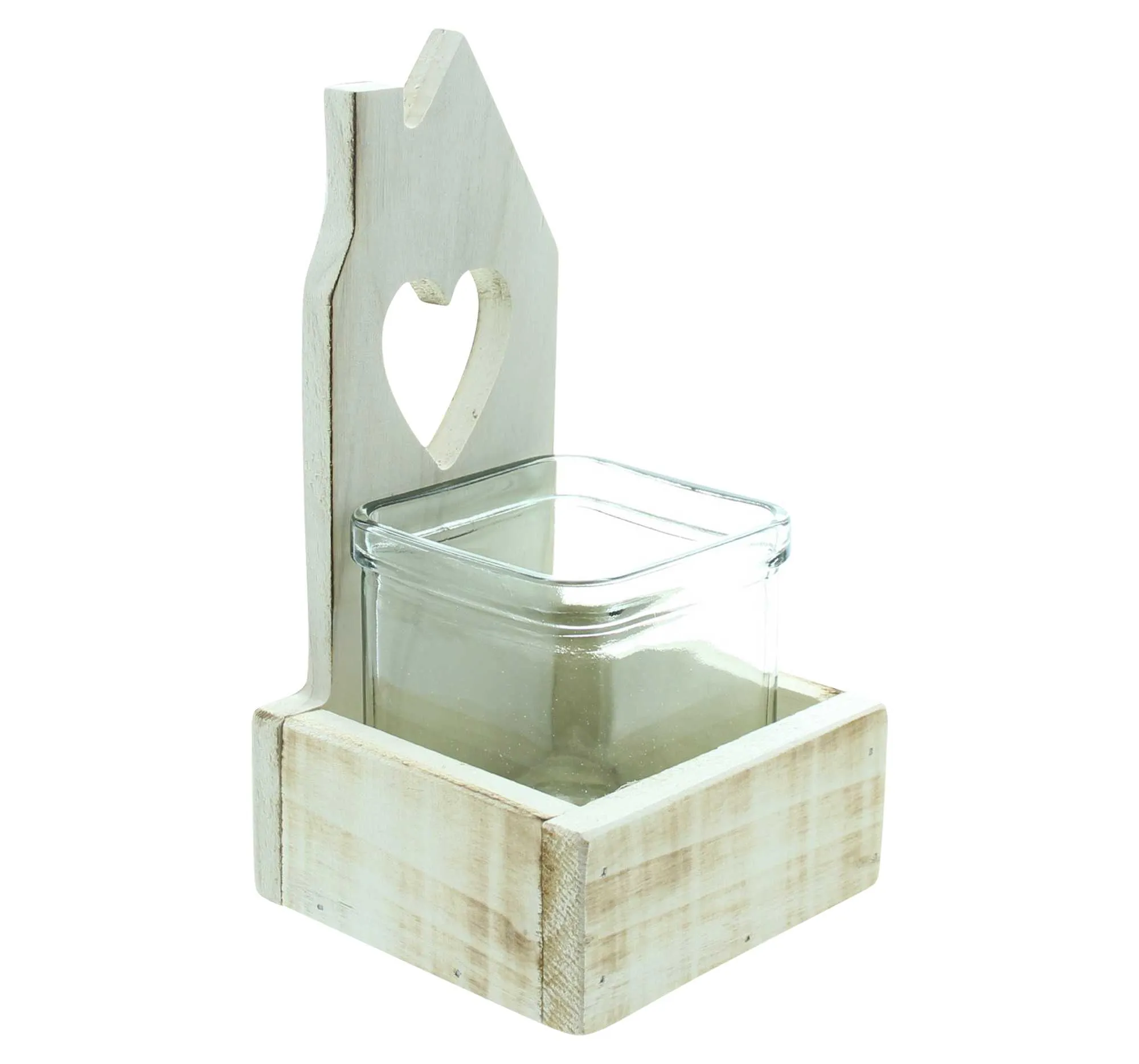 Windlicht "Herzhäuschen"  im Frank Flechtwaren Online Shop für Windlichter kaufen