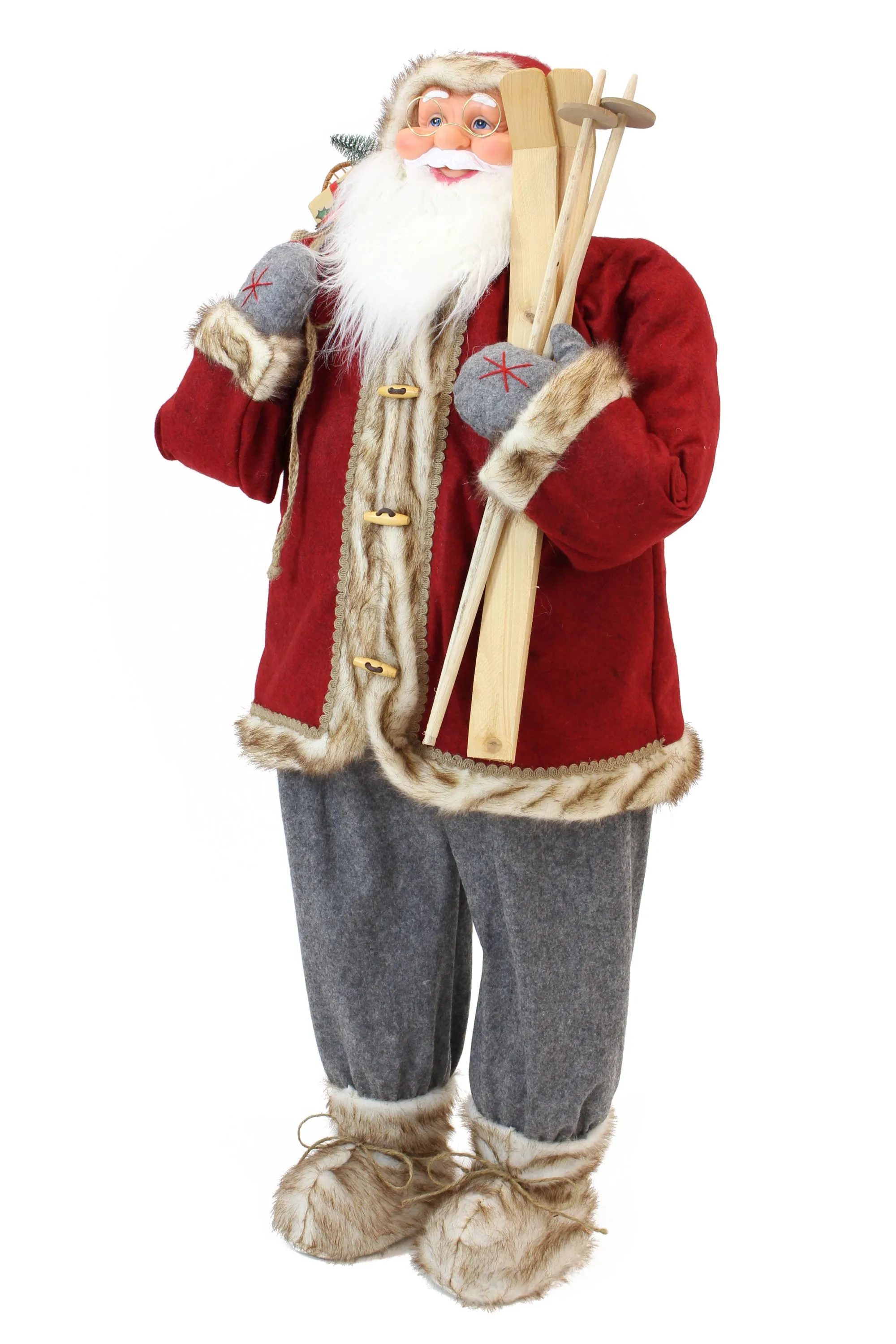 Nikolaus "Riesengroß"  im Frank Flechtwaren Online Shop für Weihnachtsmänner kaufen