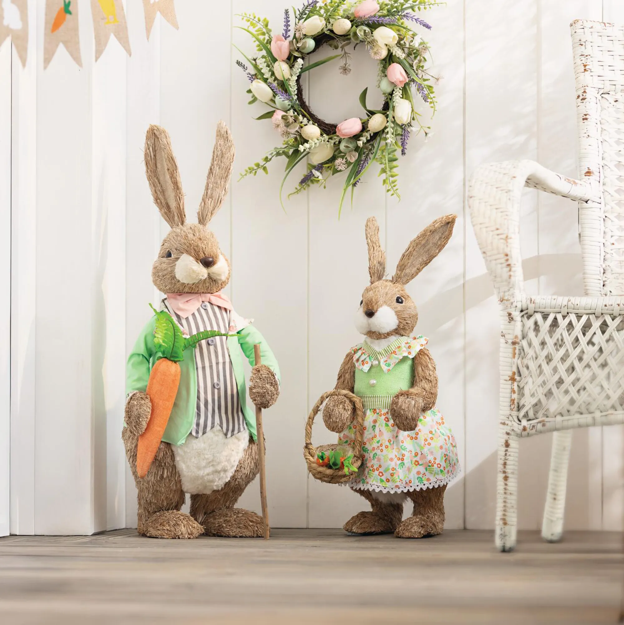 Figur "Frau Hase"  im Frank Flechtwaren Online Shop kaufen