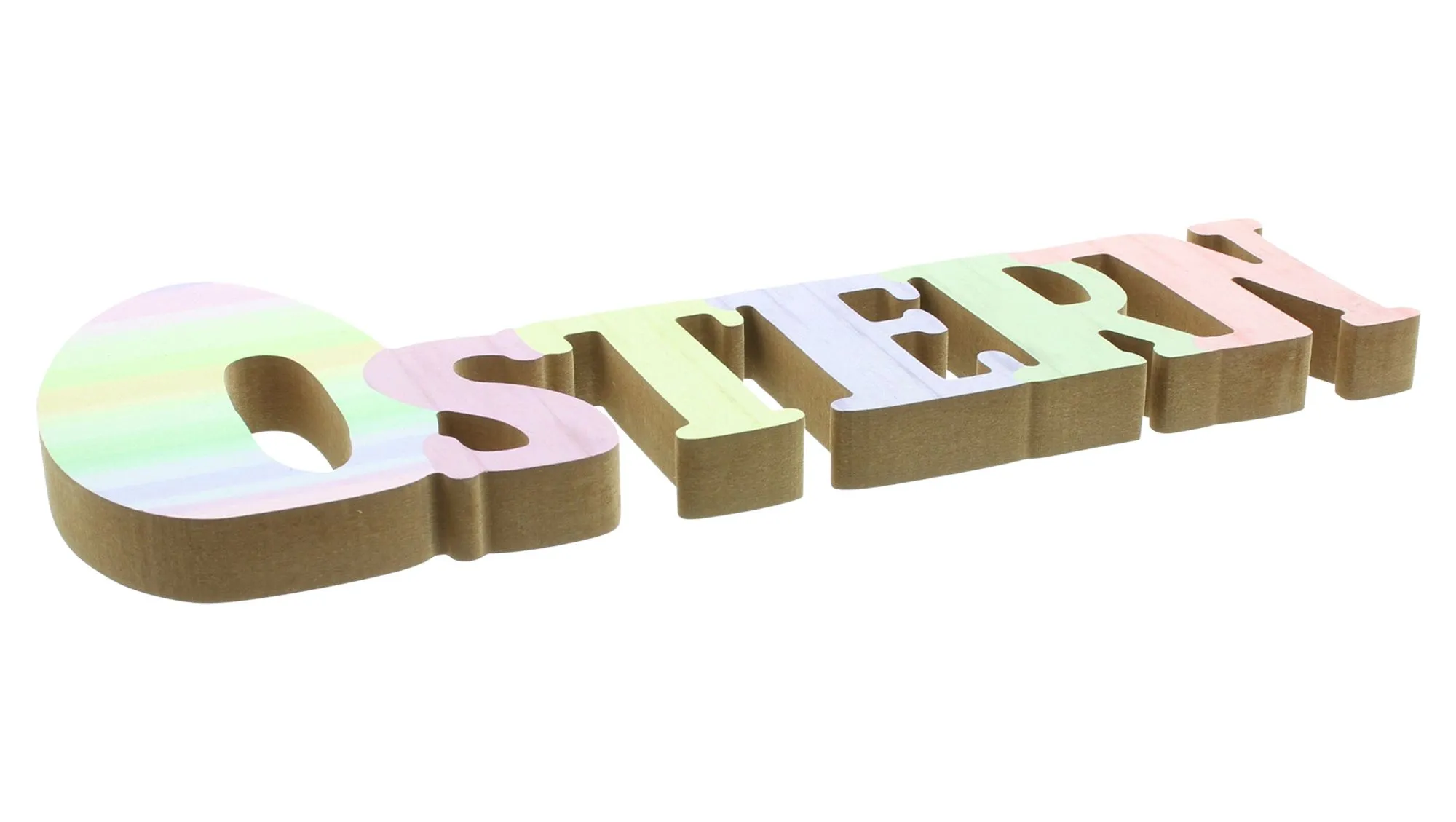 Ostern-Schriftzug "Pastell"  im Frank Flechtwaren Online Shop für Ostereier kaufen