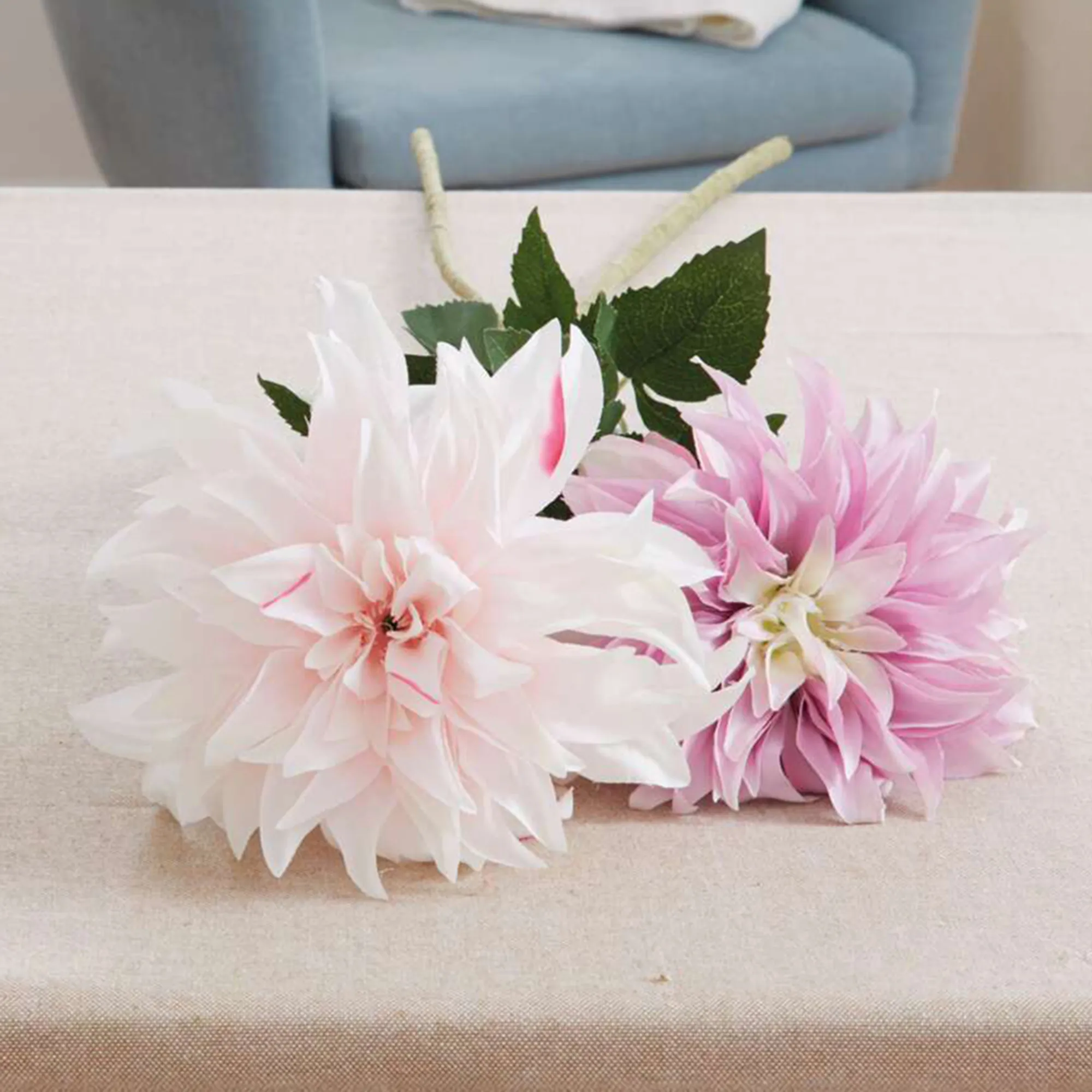 Blume "Orchideen-Dahlie", 2er Set  im Frank Flechtwaren Online Shop für Bunte Osterzeit kaufen