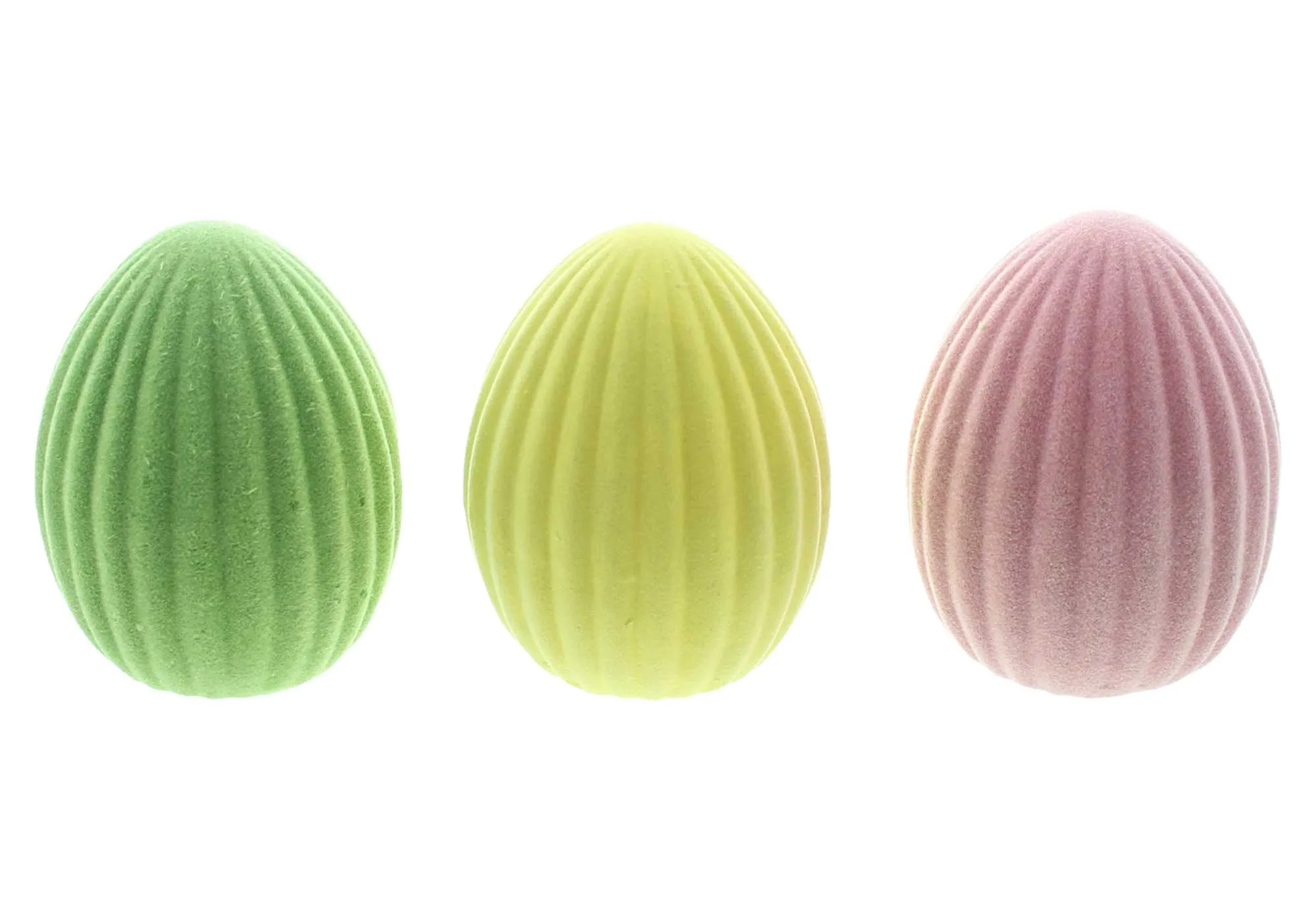 Deko-Ei "Bunt", 3er Set  im Frank Flechtwaren Online Shop für Ostereier kaufen
