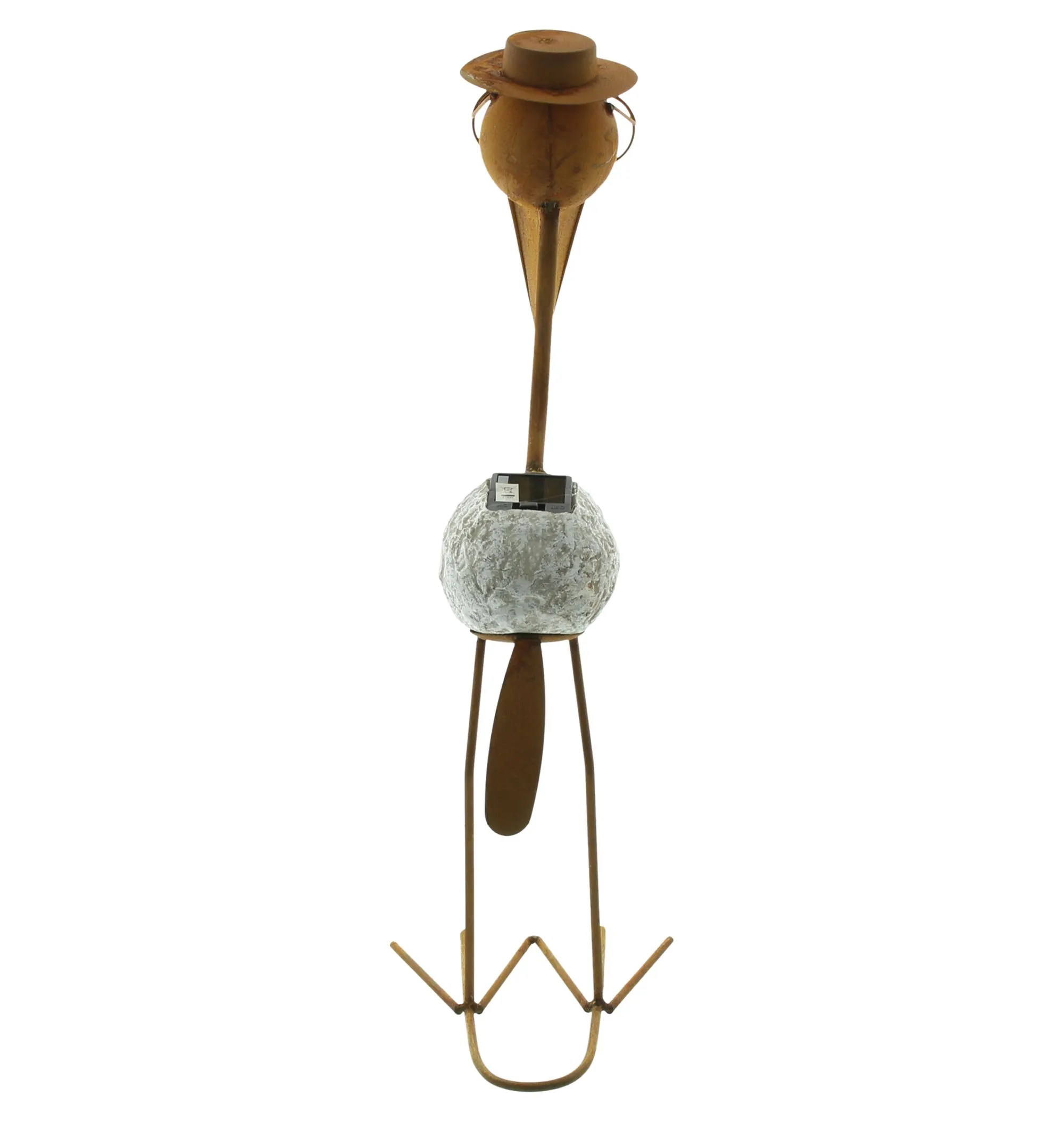 Solar-Vogel "Rost"  im Frank Flechtwaren Online Shop für Rostdeko für Ihren Garten kaufen