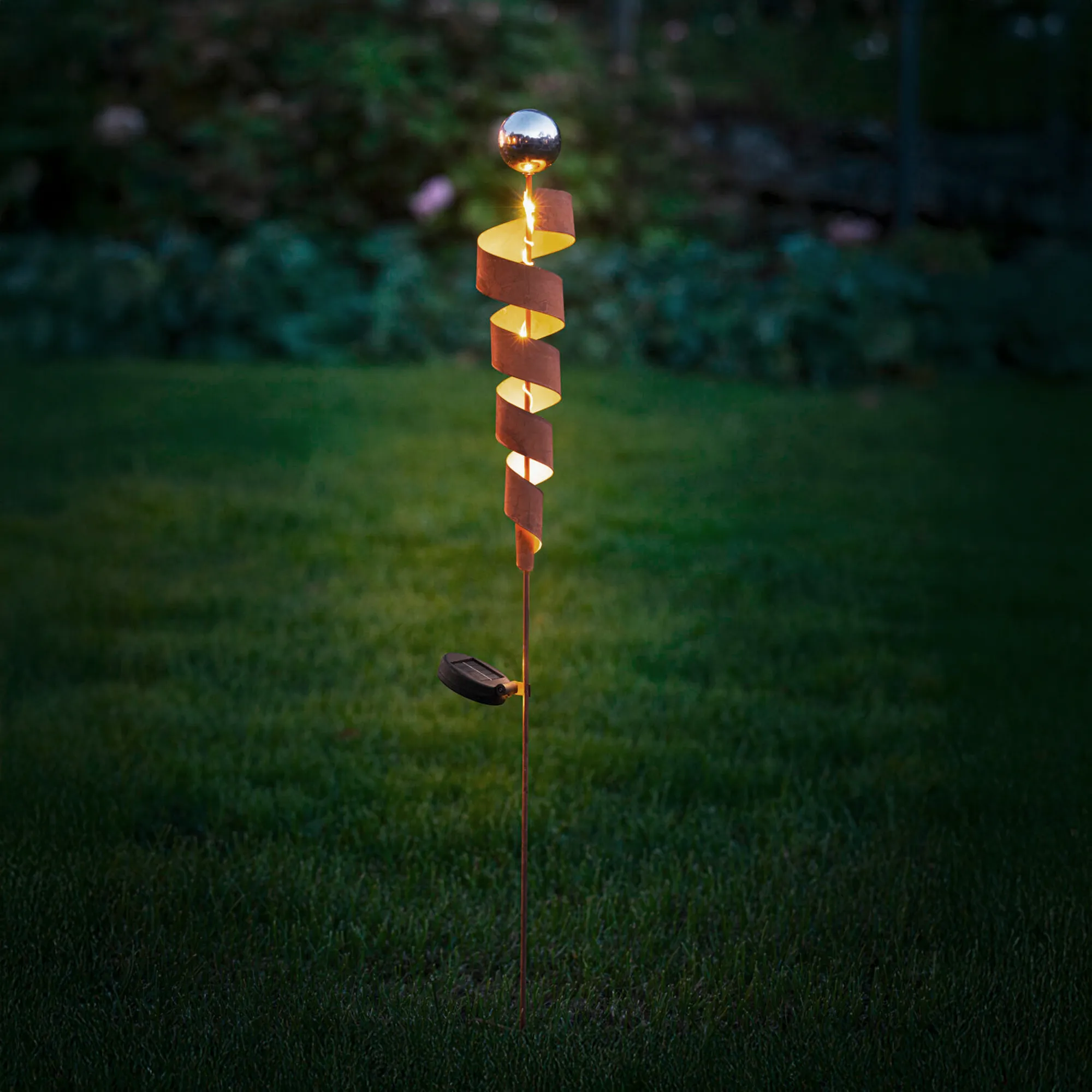 Solarstecker "Spirale"  im Frank Flechtwaren Online Shop kaufen