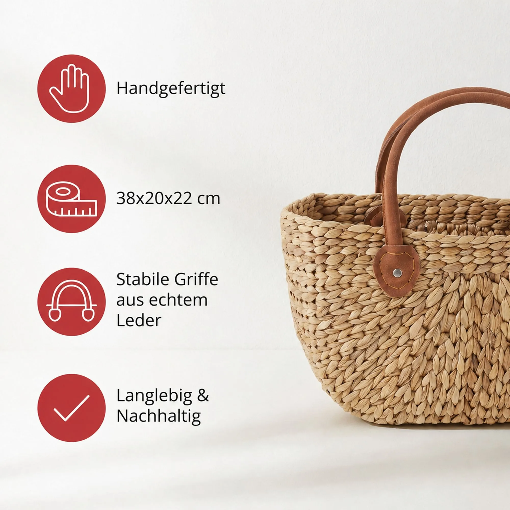 Tasche "Naturgeflecht"  im Frank Flechtwaren Online Shop für Landhaus-Flair kaufen