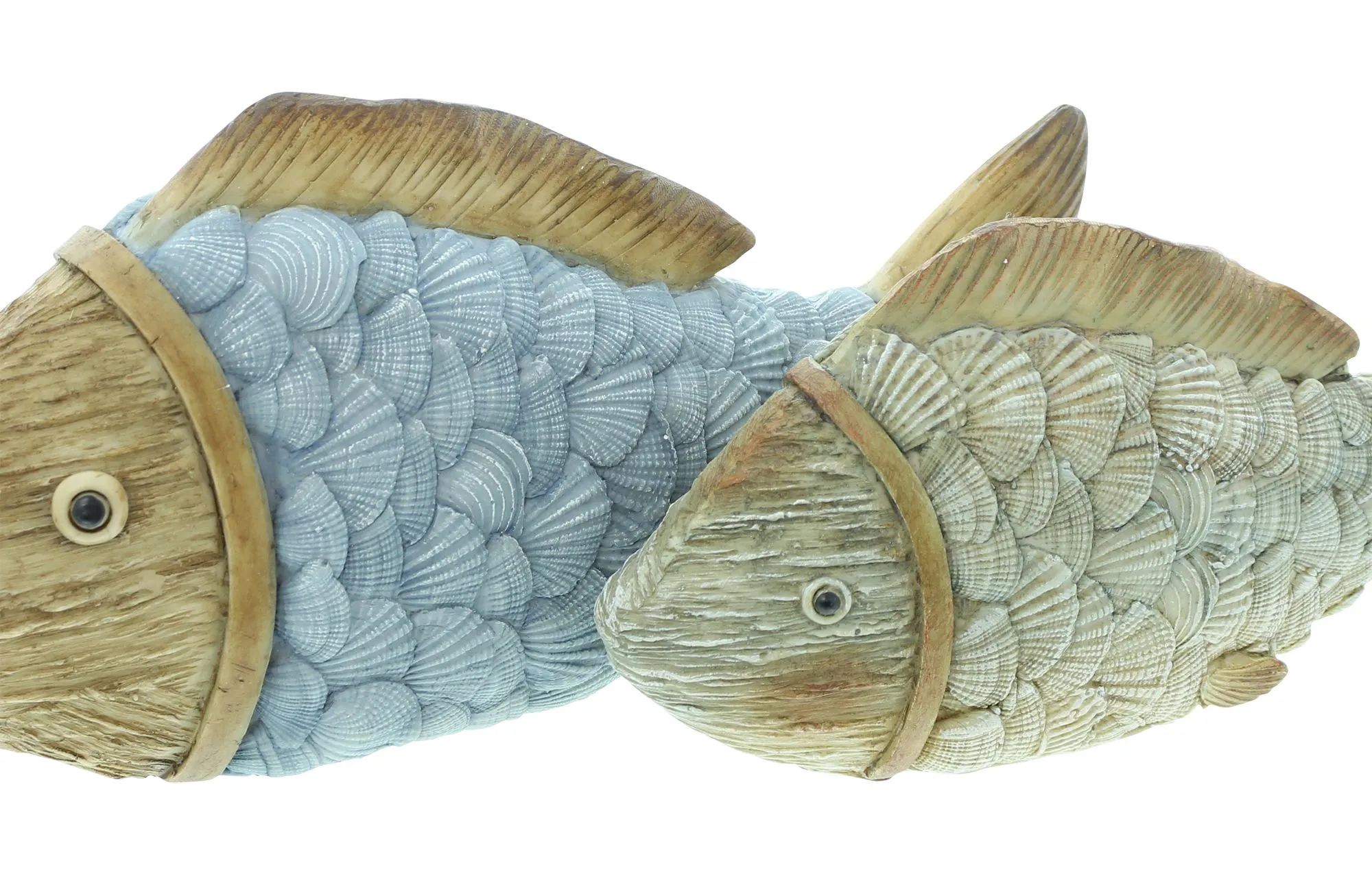 Figur "Fisch", 2er Set  im Frank Flechtwaren Online Shop für Dekofiguren kaufen