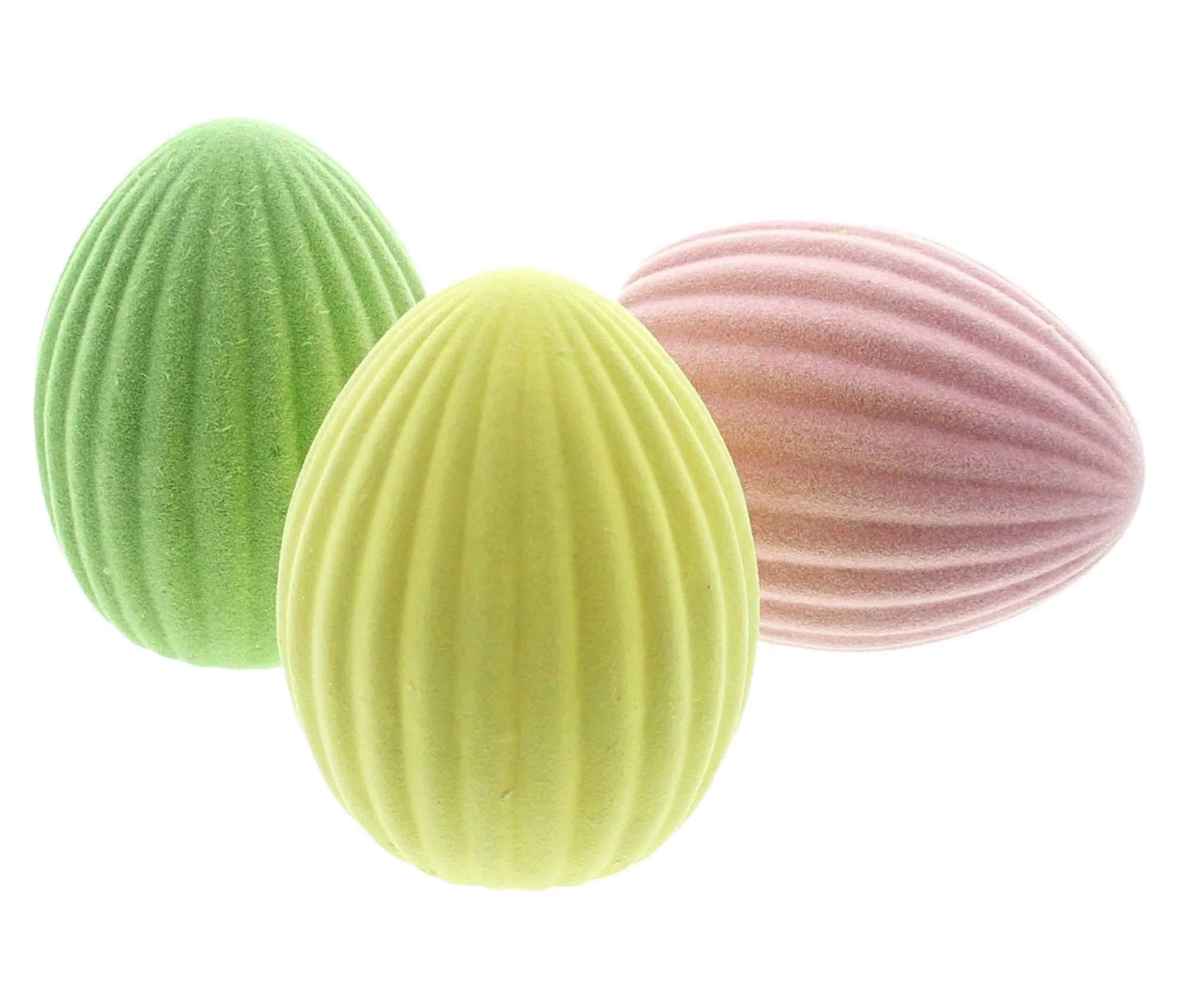 Deko-Ei "Bunt", 3er Set  im Frank Flechtwaren Online Shop für Ostereier kaufen
