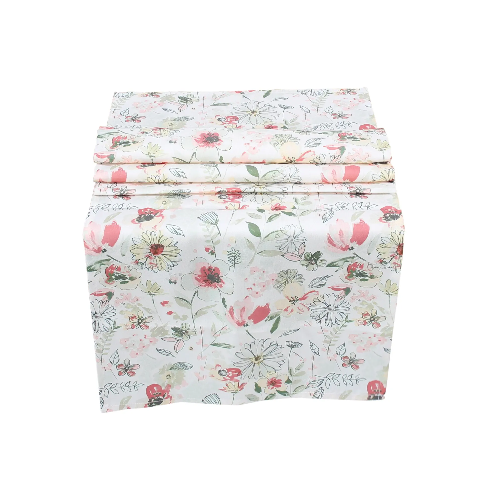 Tischläufer "Aquarellblumen"  im Frank Flechtwaren Online Shop für Österliche Tischwäsche kaufen