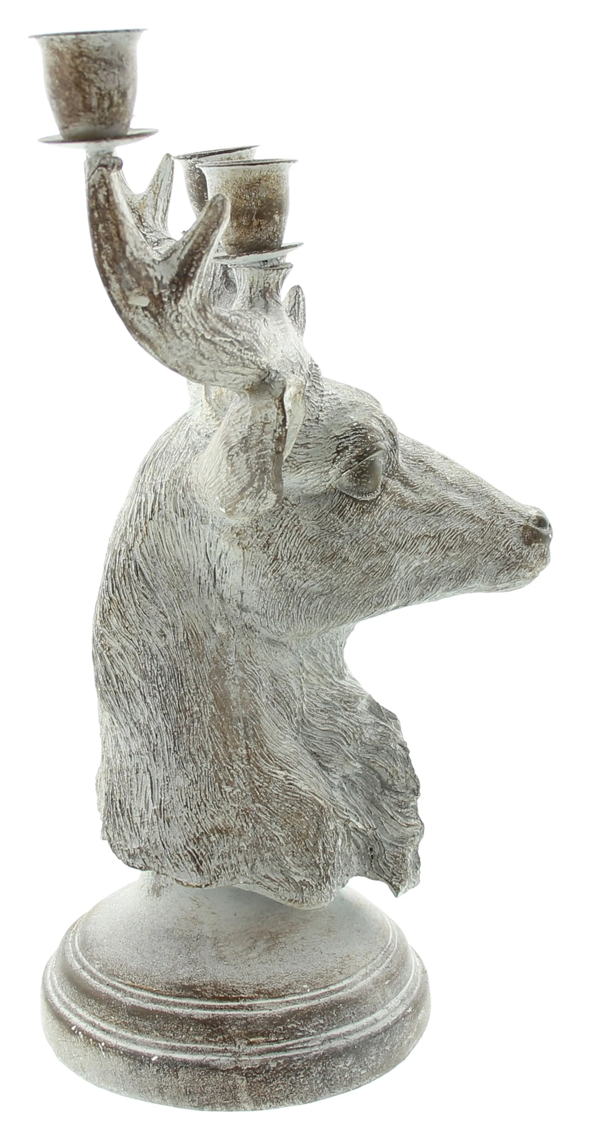 Kerzenhalter "Hirsch"  im Frank Flechtwaren Online Shop für Chalet kaufen