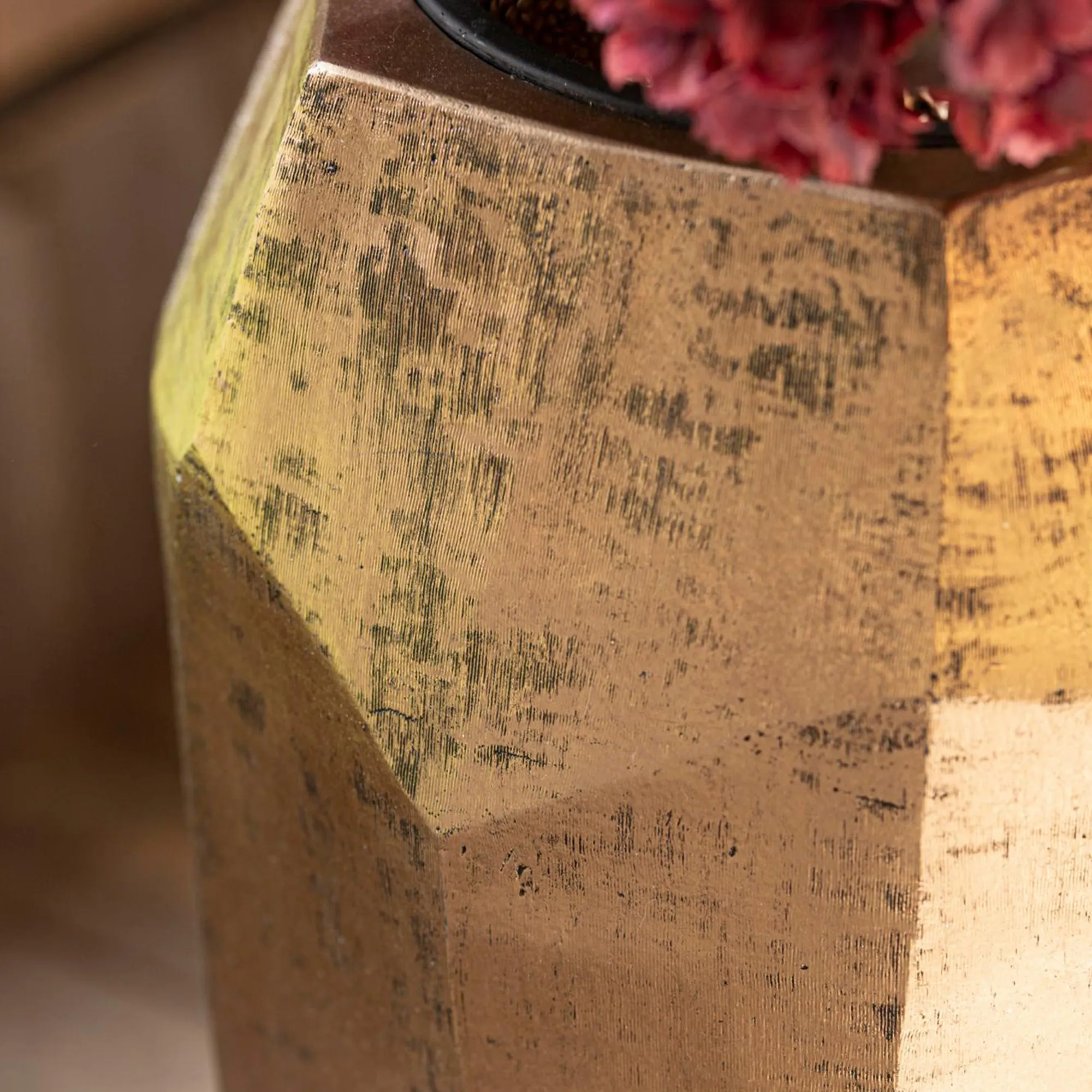 Übertopf "Shades of Gold"  im Frank Flechtwaren Online Shop für Weihnachtliches Chalet kaufen