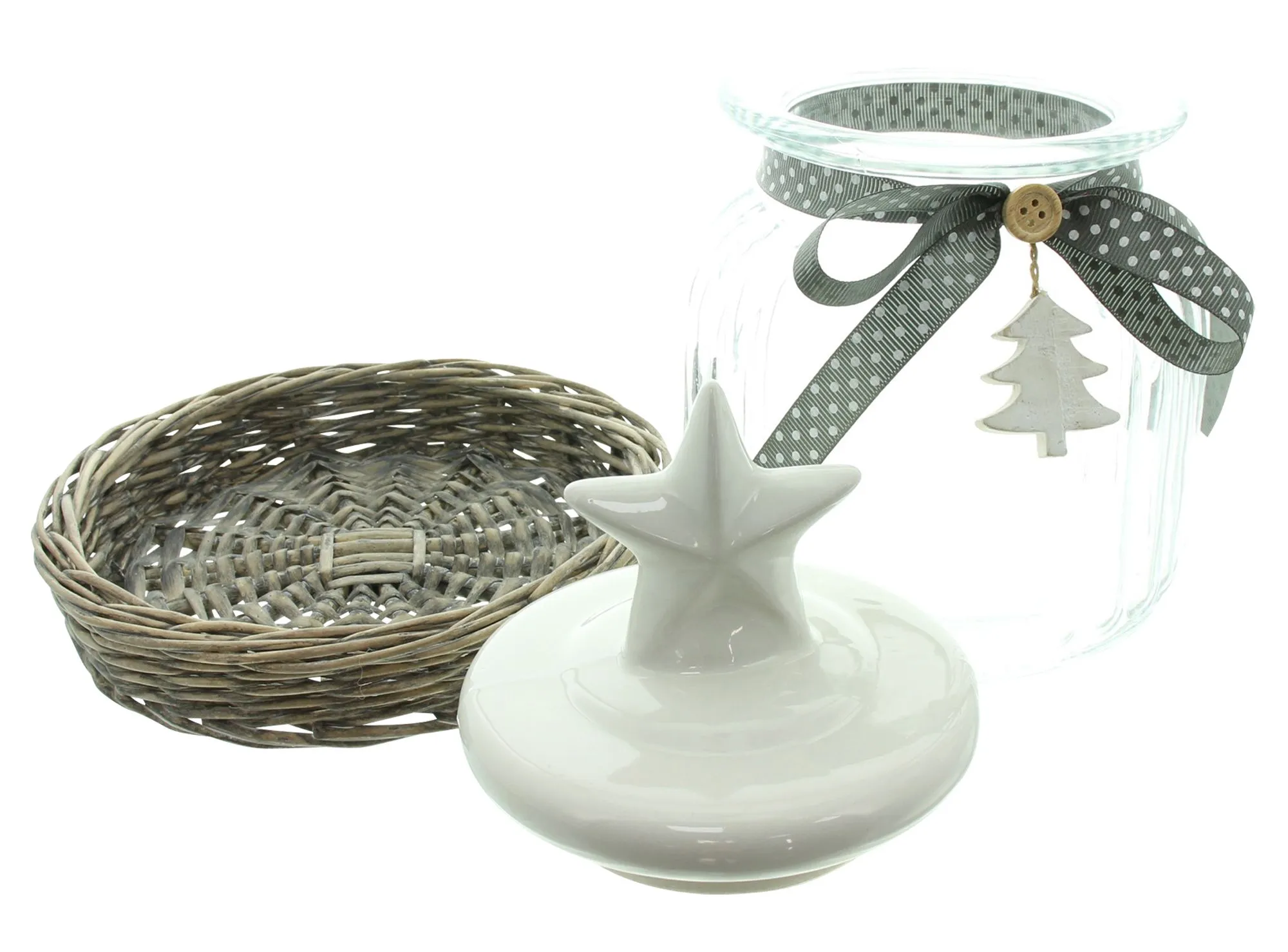 Bonbonniere "Sternchen"  im Frank Flechtwaren Online Shop für Geschenkboxen kaufen