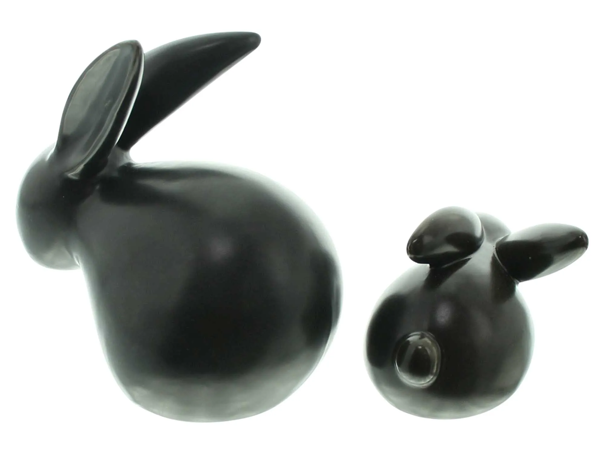 Hase "Black", 2er Set  im Frank Flechtwaren Online Shop für Hasen &amp; Co kaufen