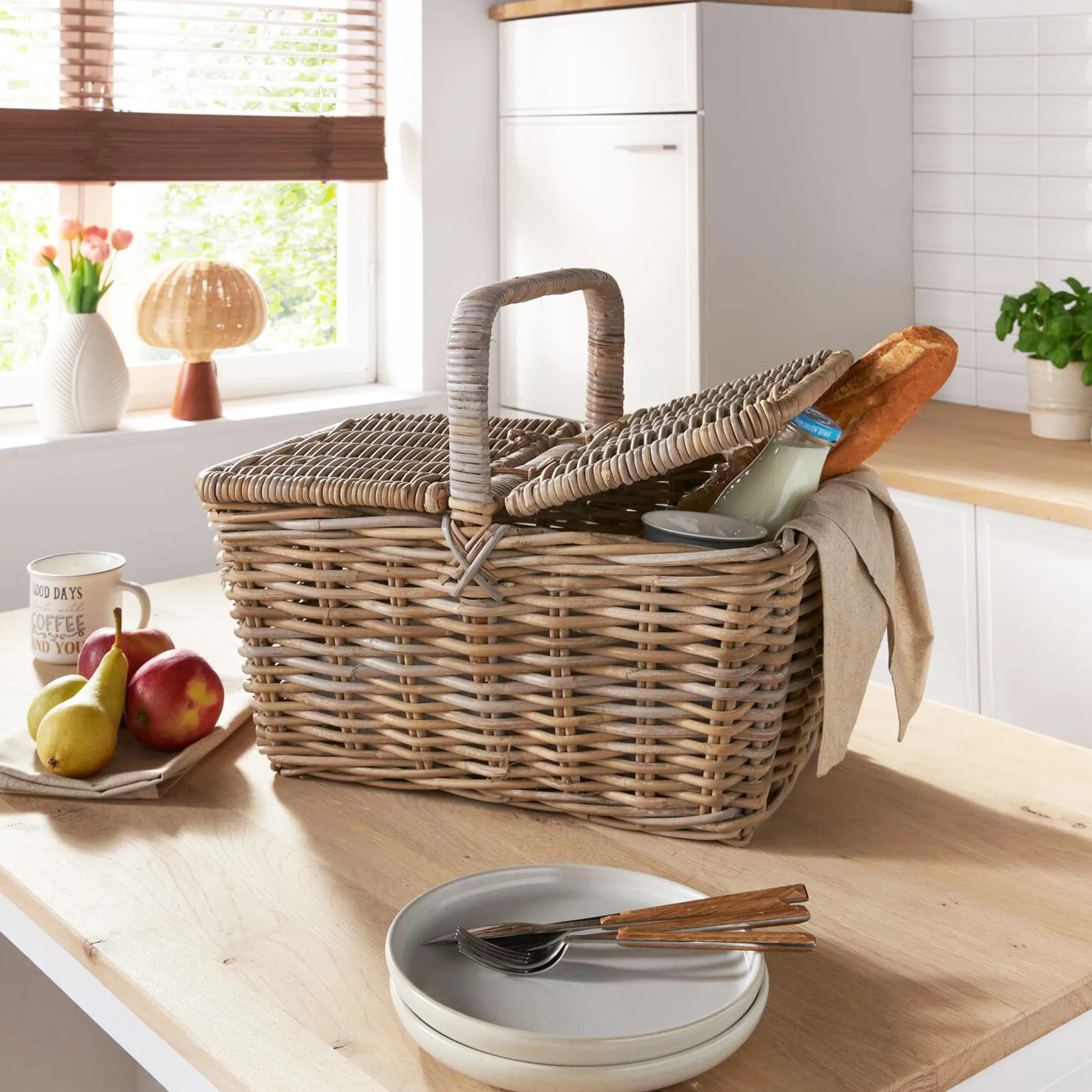 Picknickkorb "Rattan"  im Frank Flechtwaren Online Shop kaufen
