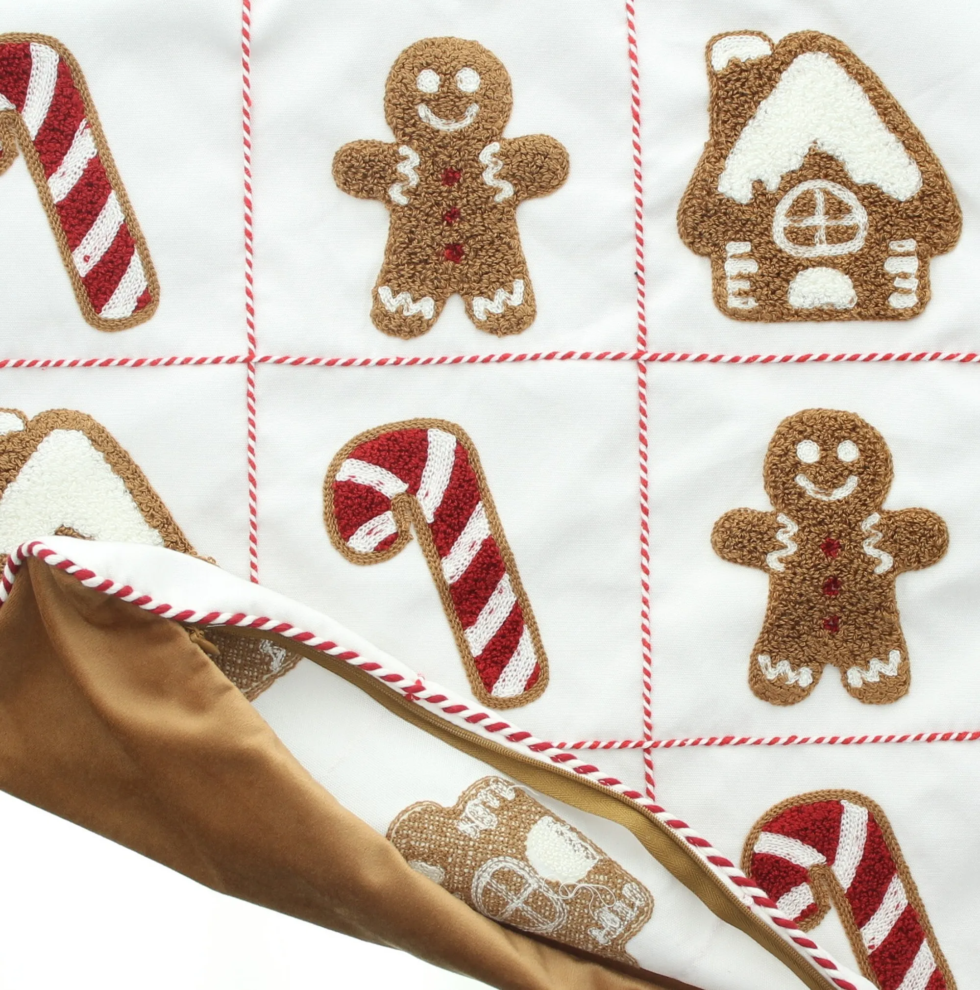 Kissenhülle "Lebkuchen XXO"  im Frank Flechtwaren Online Shop für Weihnachtliche Kissen &amp; Kissenhüllen kaufen
