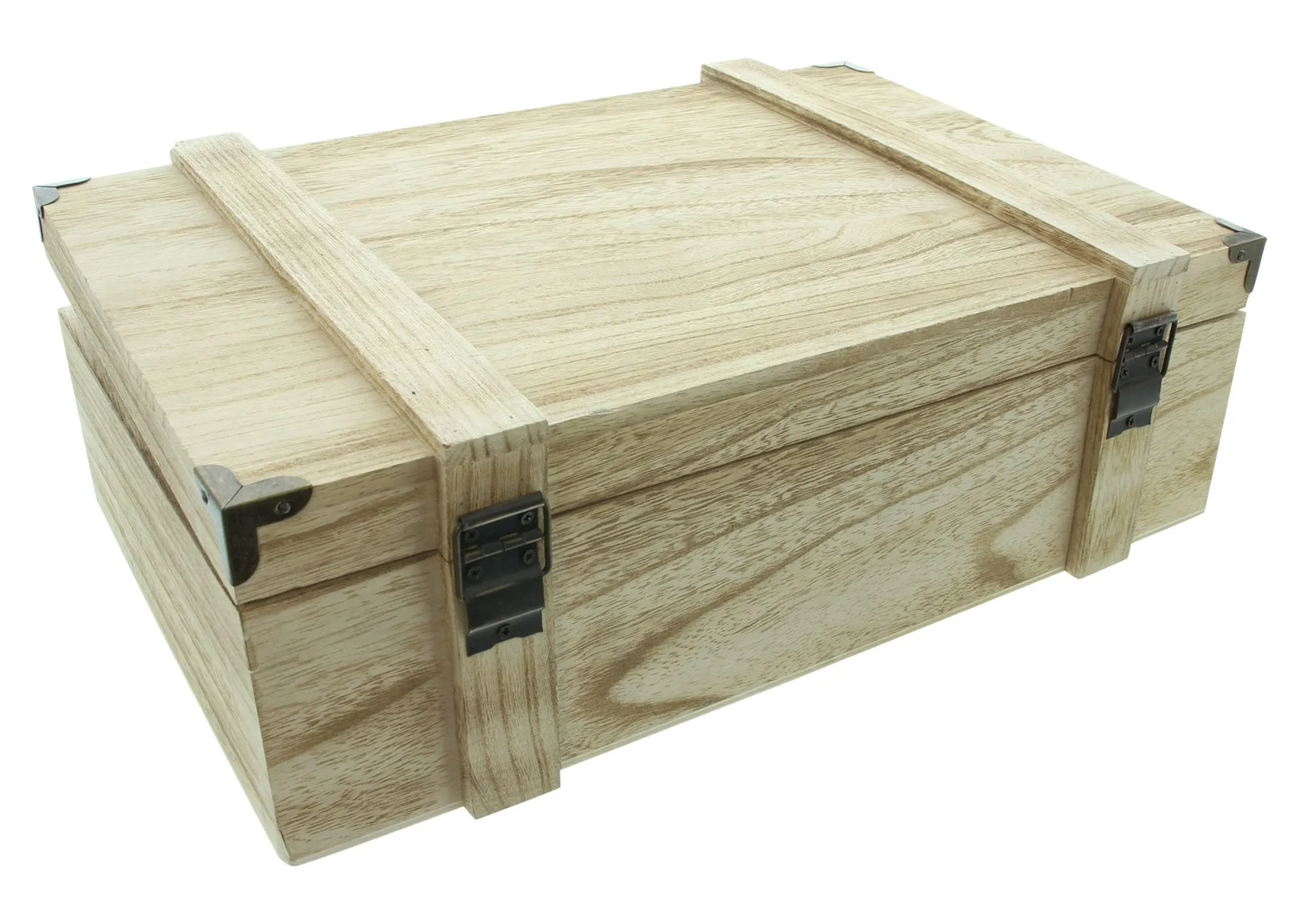 Holzkiste "Präsent"  im Frank Flechtwaren Online Shop für Weinliebhaber kaufen