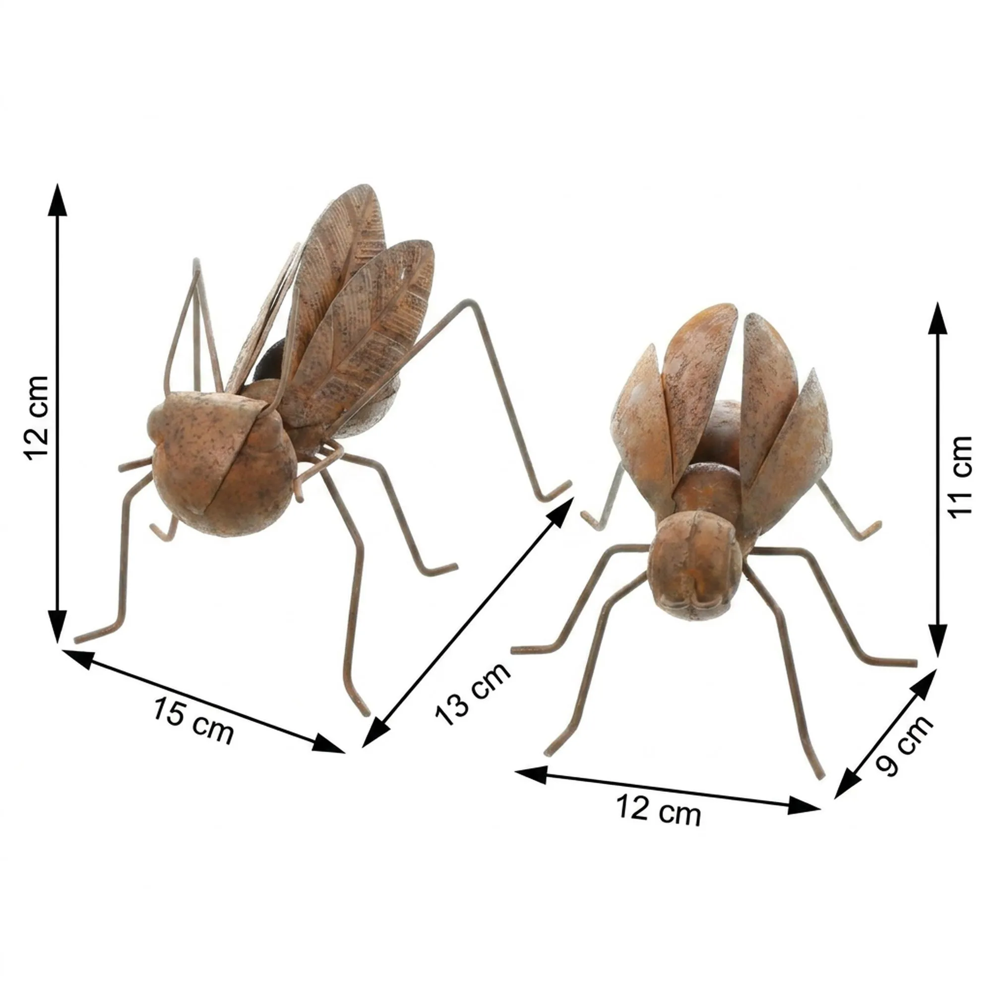 Gartenfigur "Insekten", 2er Set  im Frank Flechtwaren Online Shop für For Animal Lovers kaufen