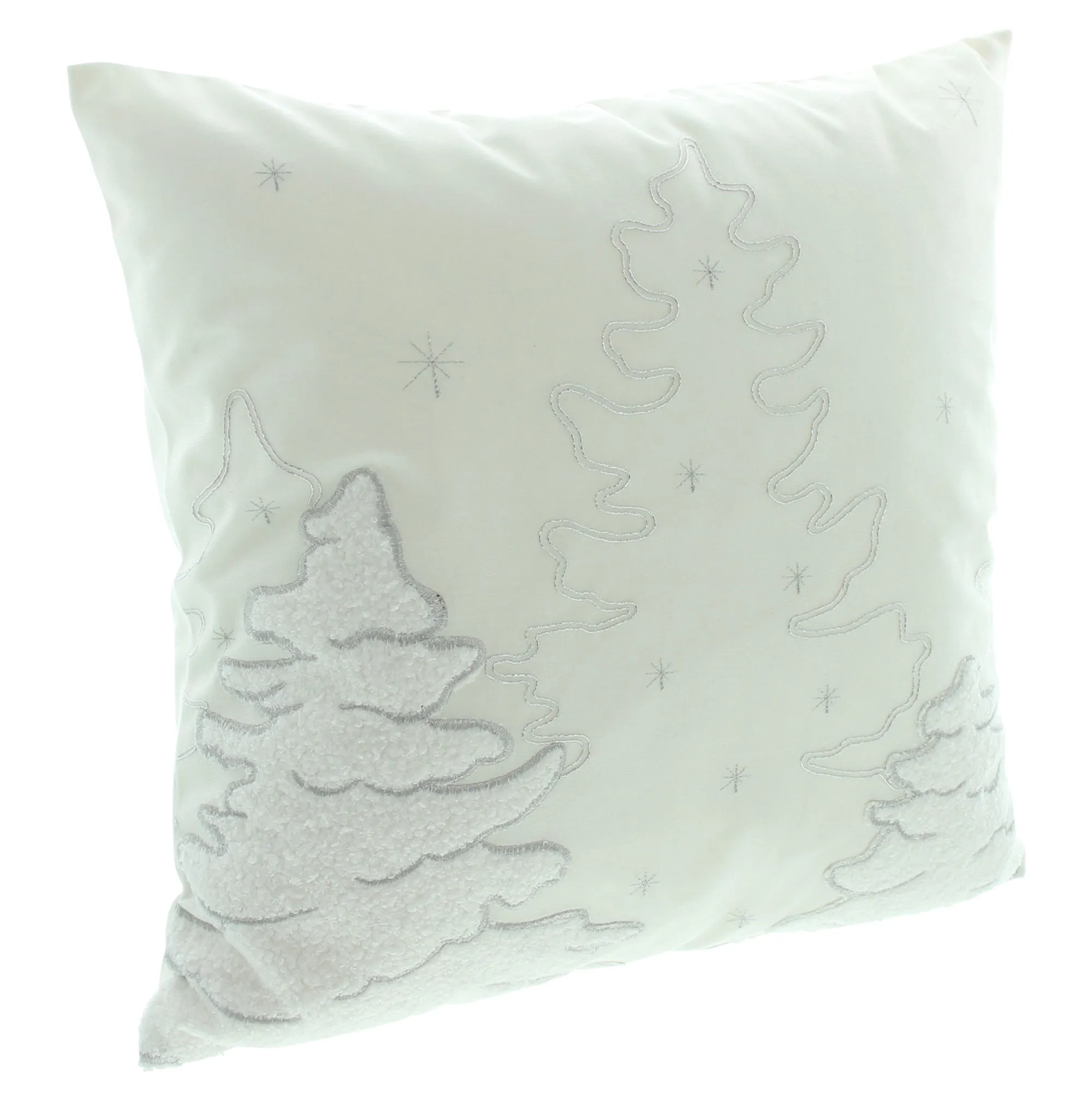 Kissenhülle "Silver Tree"  im Frank Flechtwaren Online Shop für Weihnachtliche Kissen &amp; Kissenhüllen kaufen