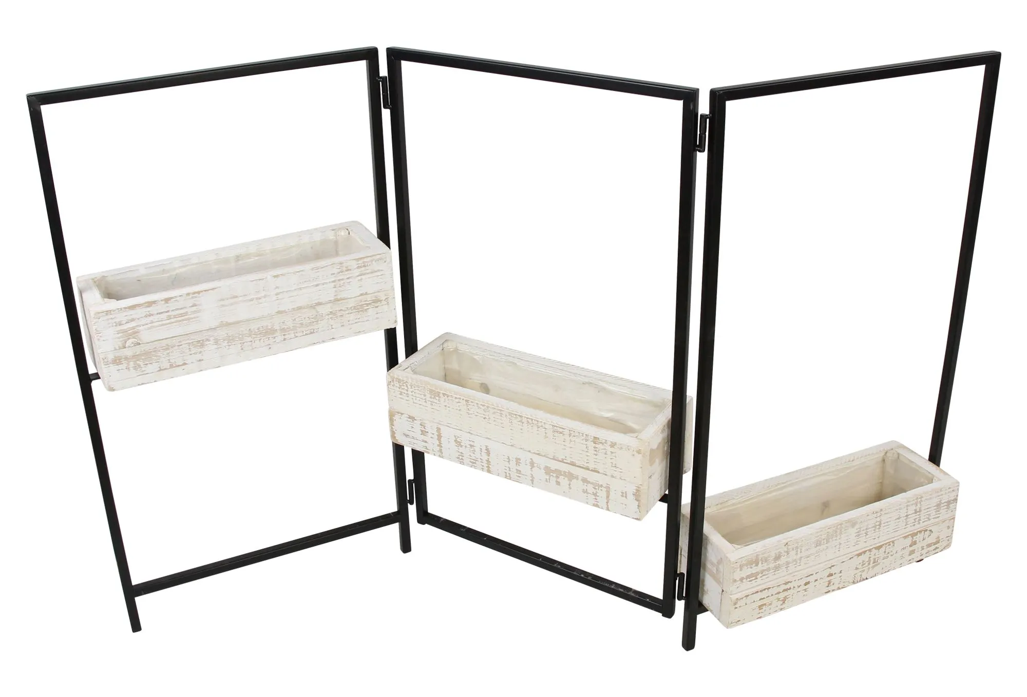 Pflanz-Paravent "Modern Shabby"  im Frank Flechtwaren Online Shop für Pflanztöpfe kaufen