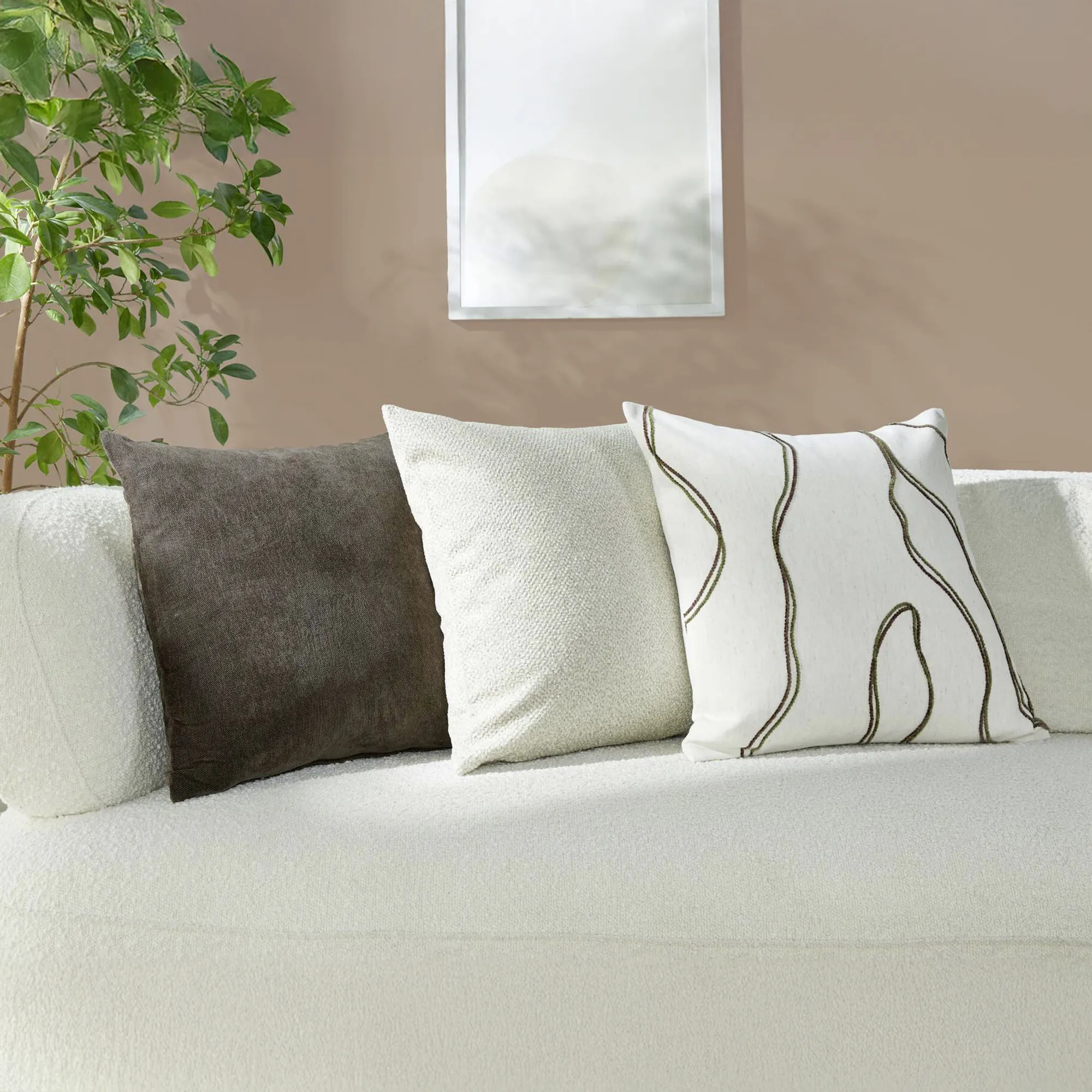Kissenhülle "Modern Stitch"  im Frank Flechtwaren Online Shop für Kissenhüllen kaufen