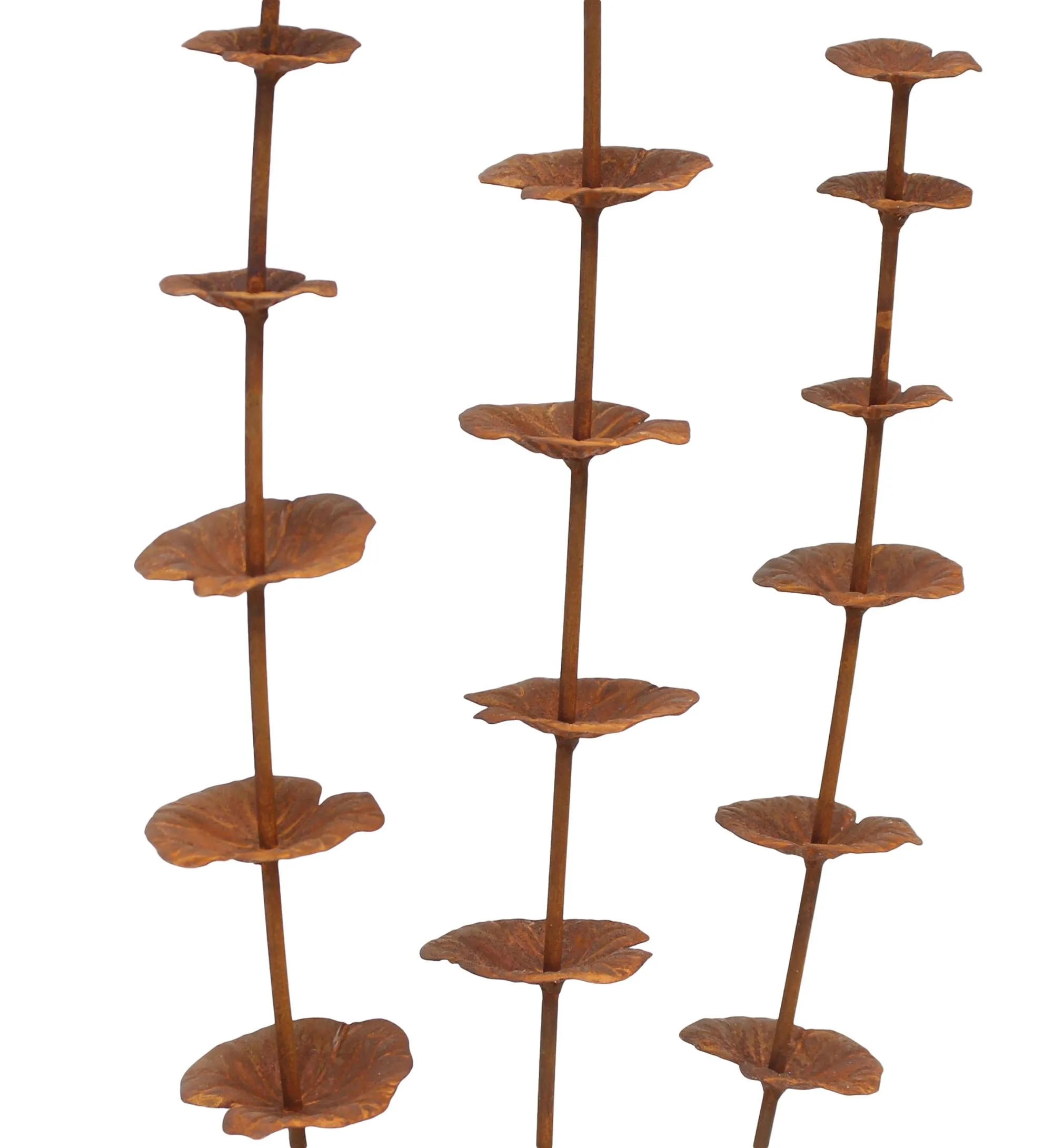 Gartenstecker "Blütenstauden"  im Frank Flechtwaren Online Shop für Rostdeko für Ihren Garten kaufen