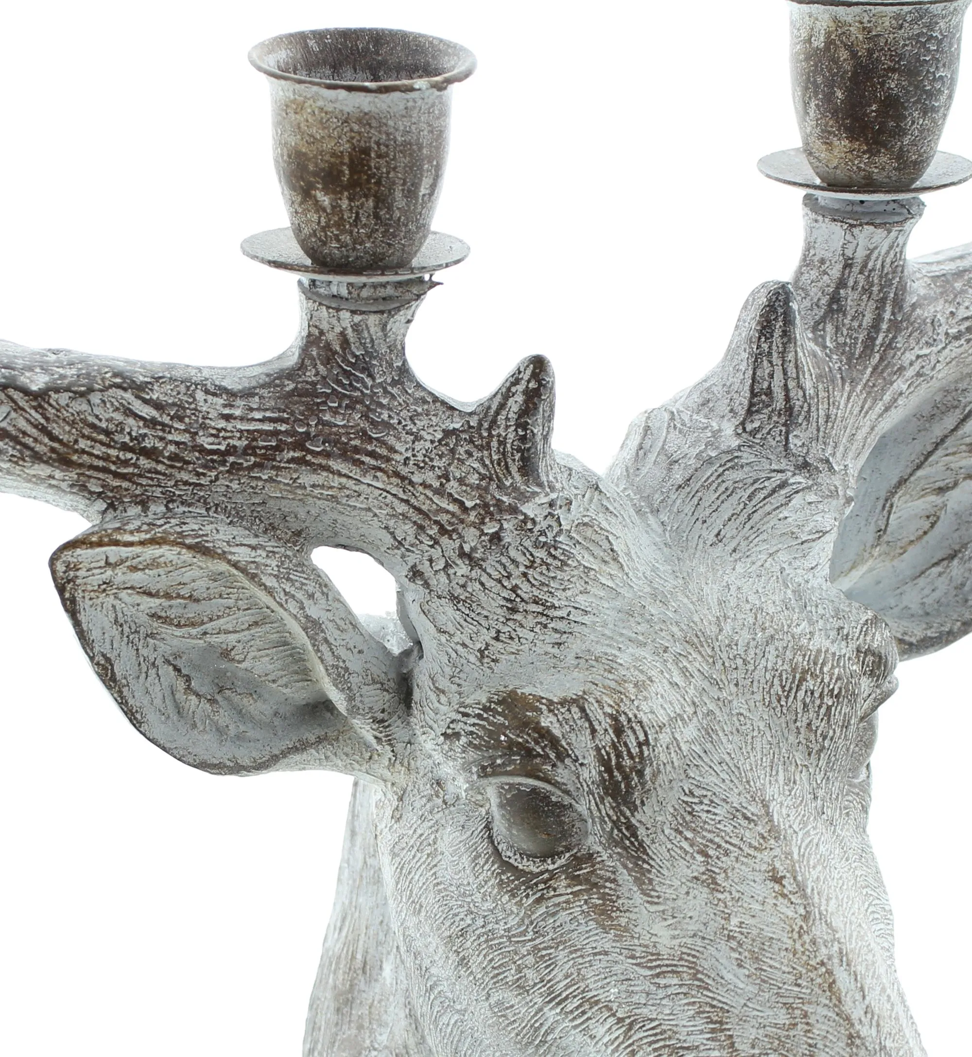 Kerzenhalter "Hirsch"  im Frank Flechtwaren Online Shop für Chalet kaufen