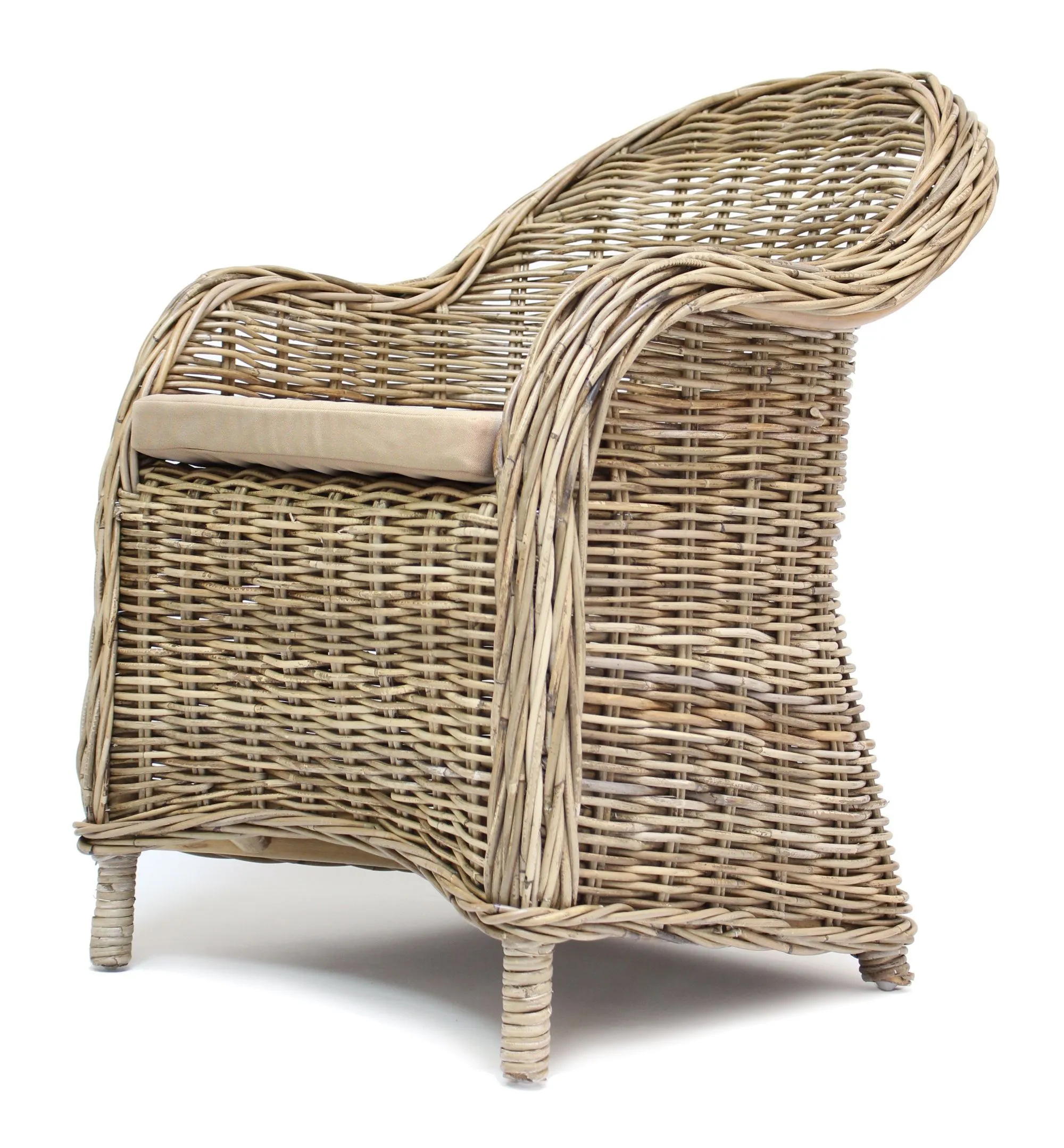 Rattansessel "Koboo Grey"  im Frank Flechtwaren Online Shop für Sessel &amp; Stühle kaufen