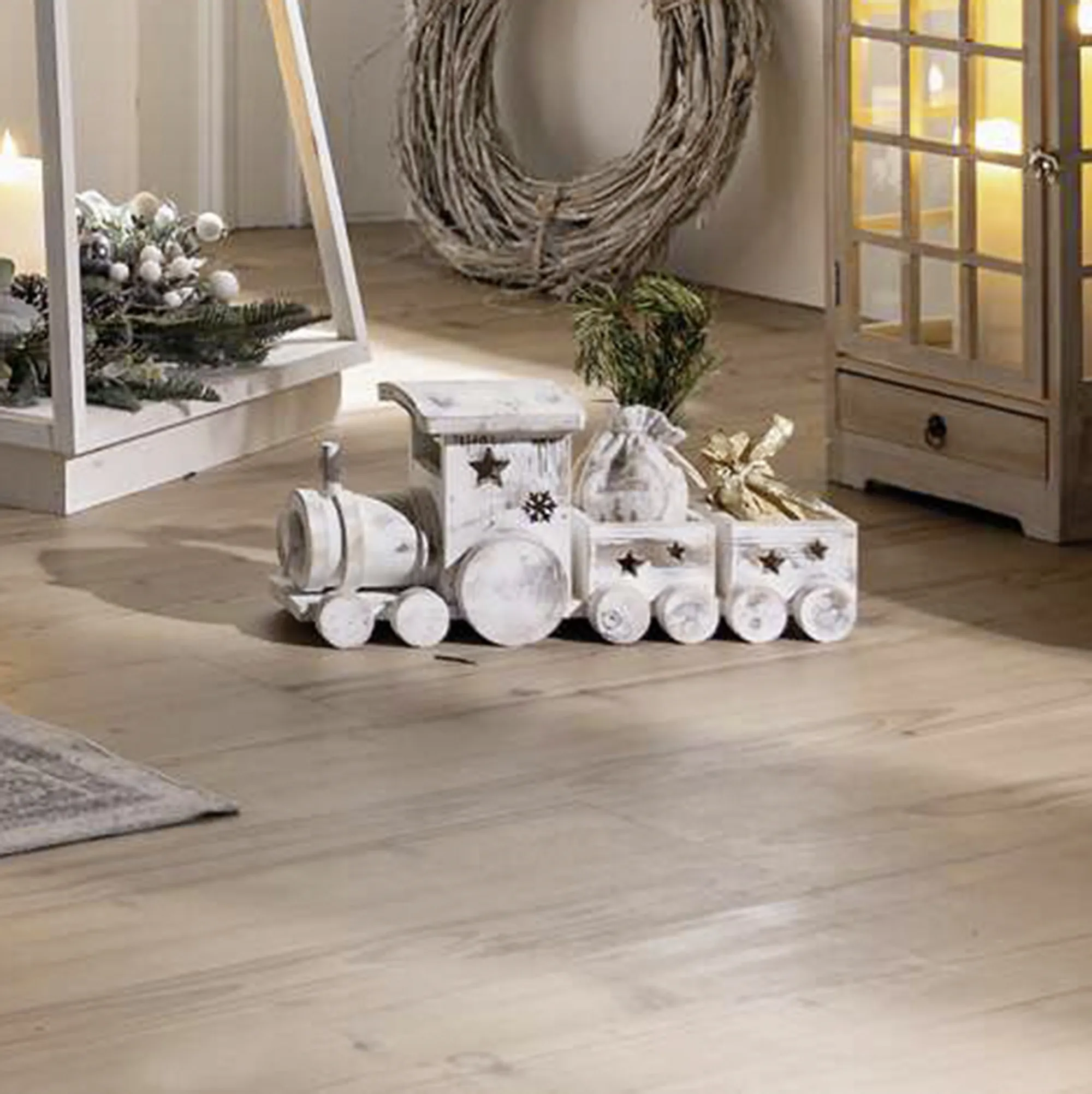 Dekozug "Shabby-White"  im Frank Flechtwaren Online Shop kaufen