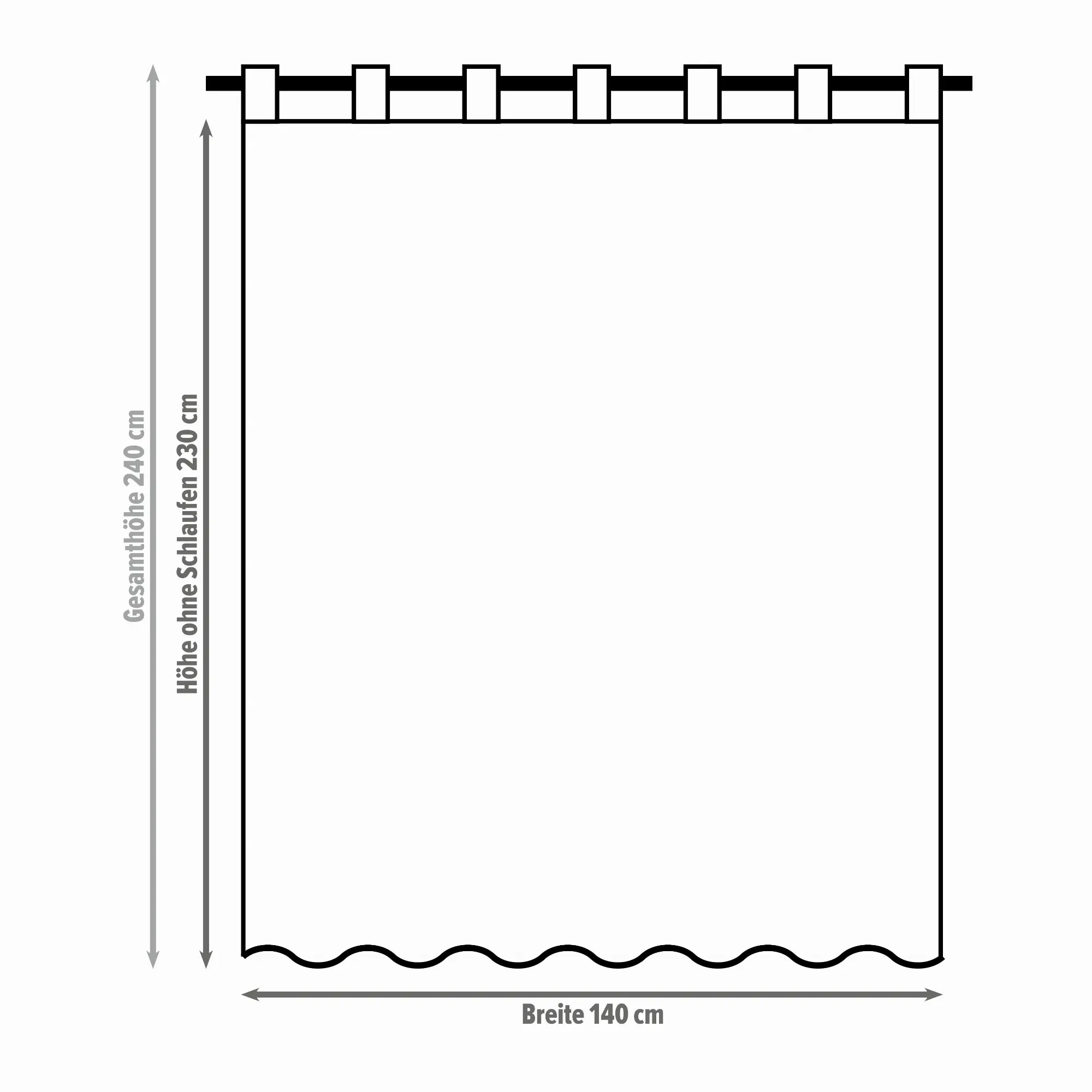 Vorhang "Samtblatt"  im Frank Flechtwaren Online Shop für Fenstervorhänge kaufen