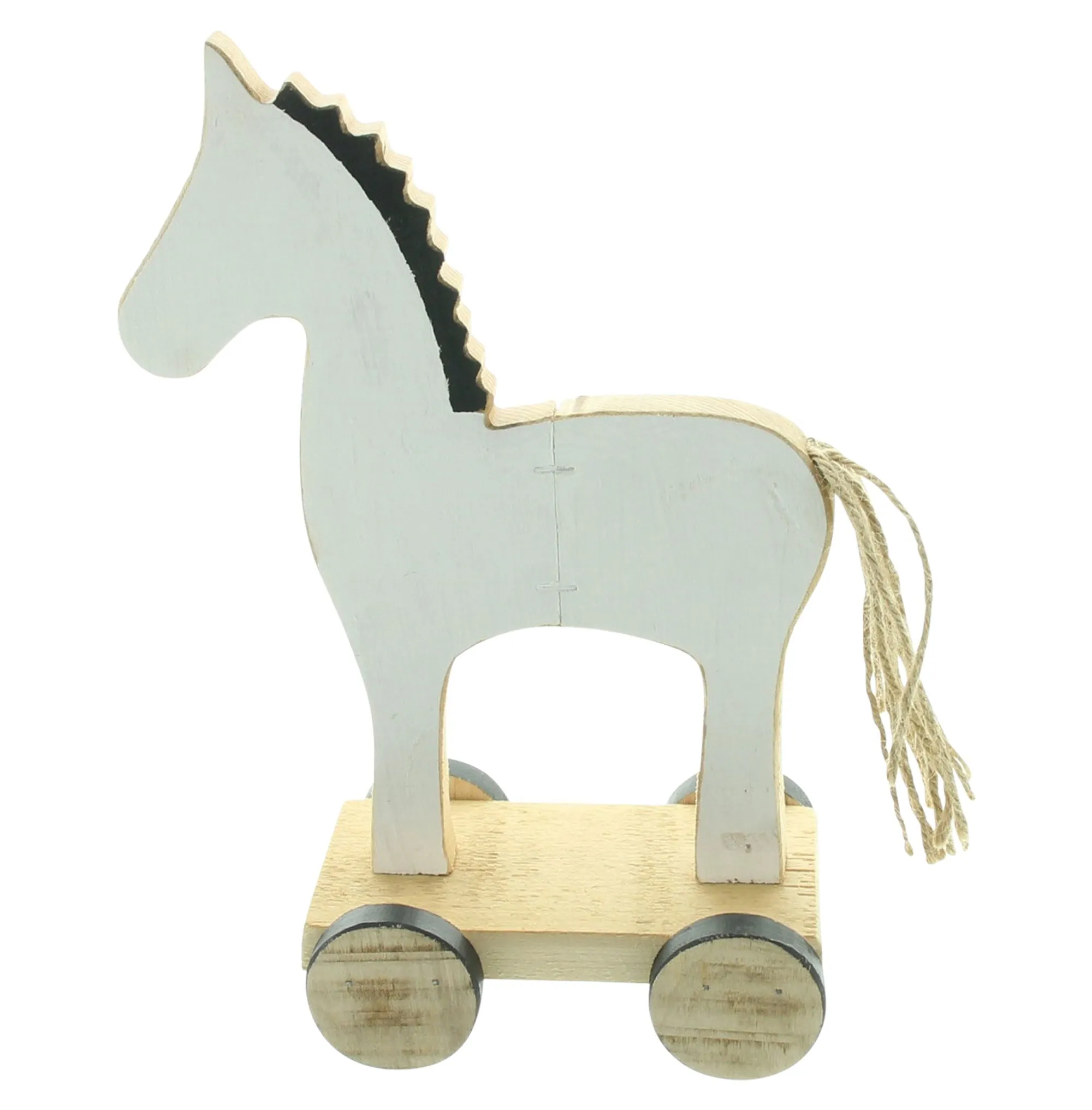 Figur "Nostalgisches Pferdchen"  im Frank Flechtwaren Online Shop für Weihnachtliche Dekofiguren kaufen