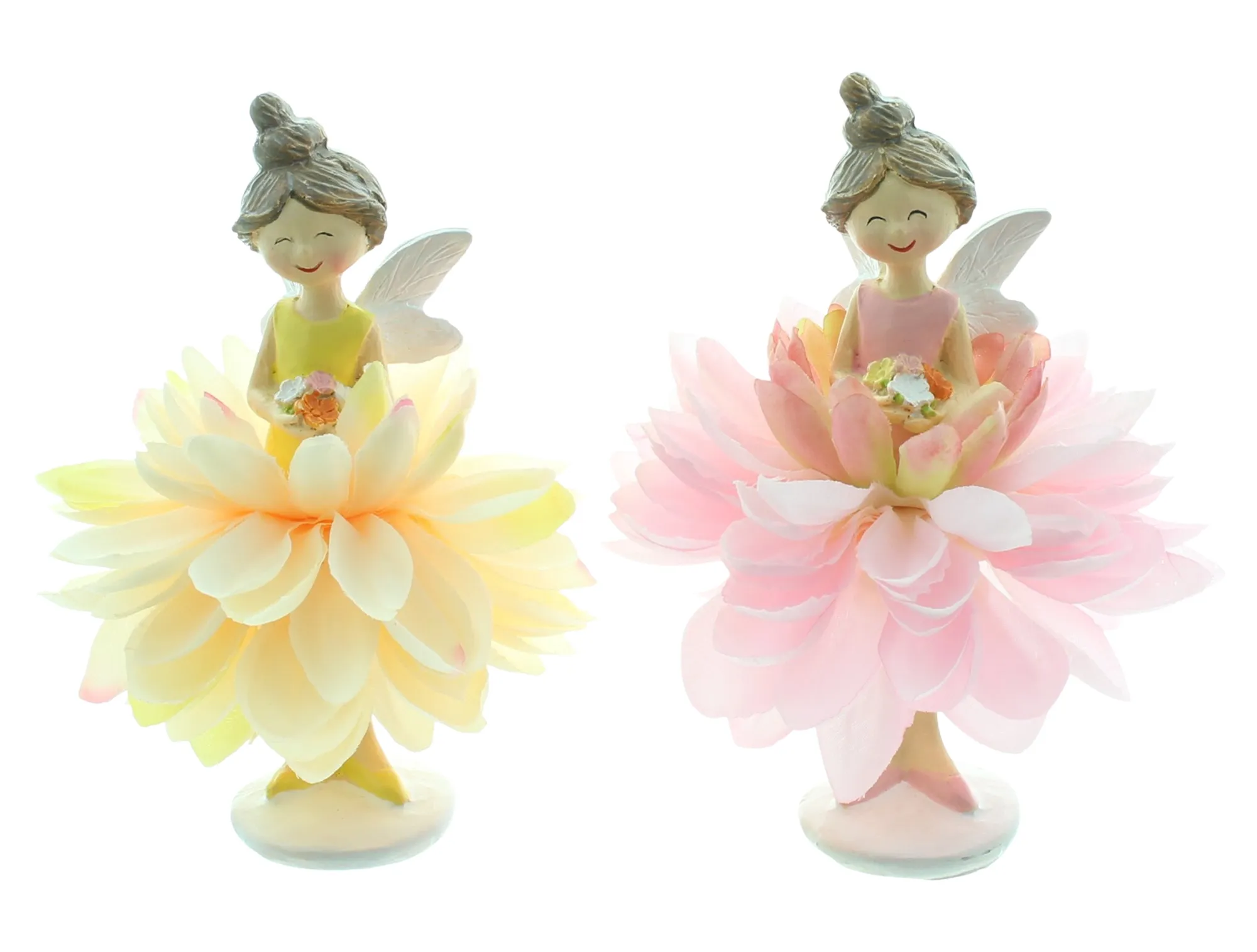 Dekofigur "Blumenfee", 2er Set  im Frank Flechtwaren Online Shop für Dekofiguren kaufen