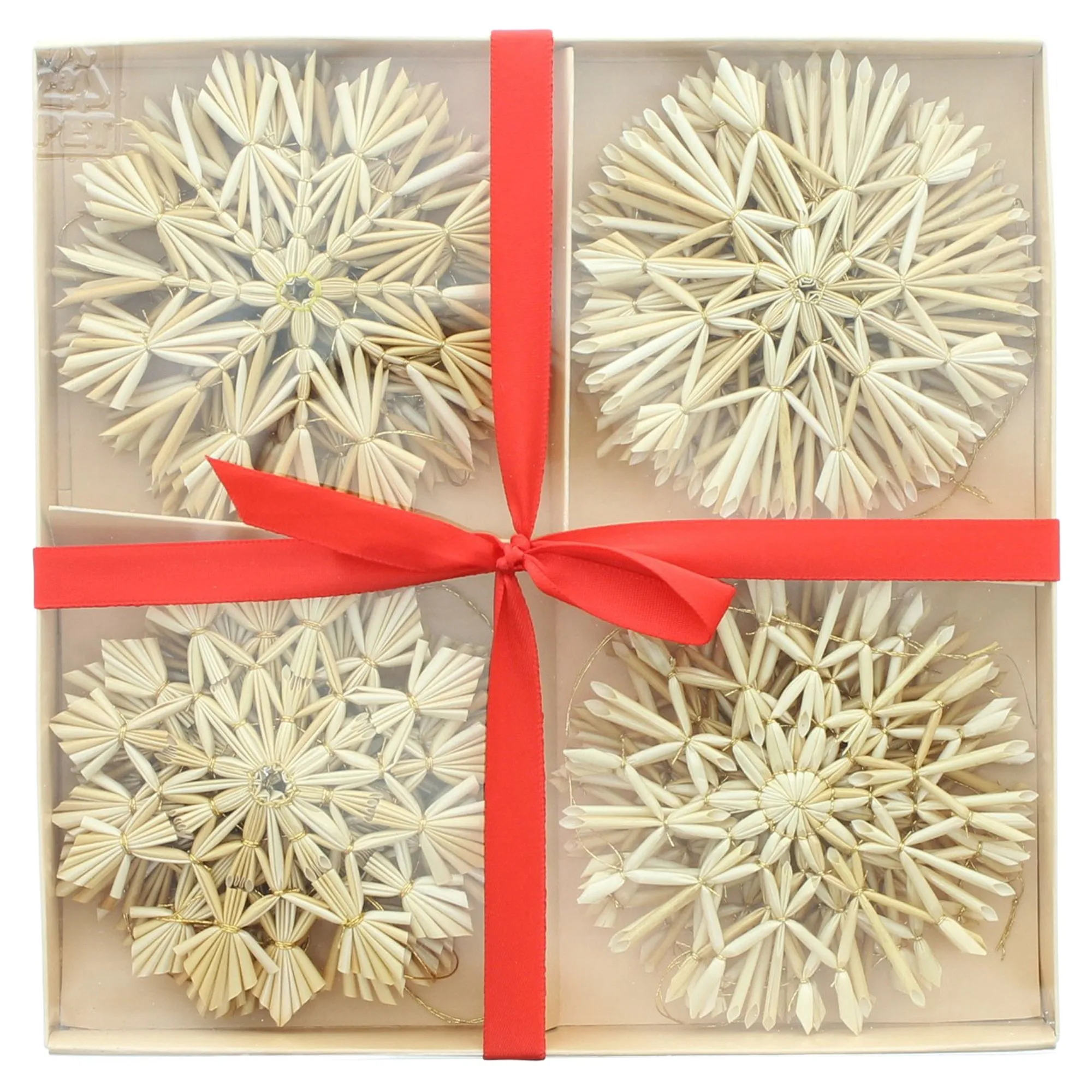 Strohsterne "Tradition", 20er Set  im Frank Flechtwaren Online Shop für Dekohänger  kaufen