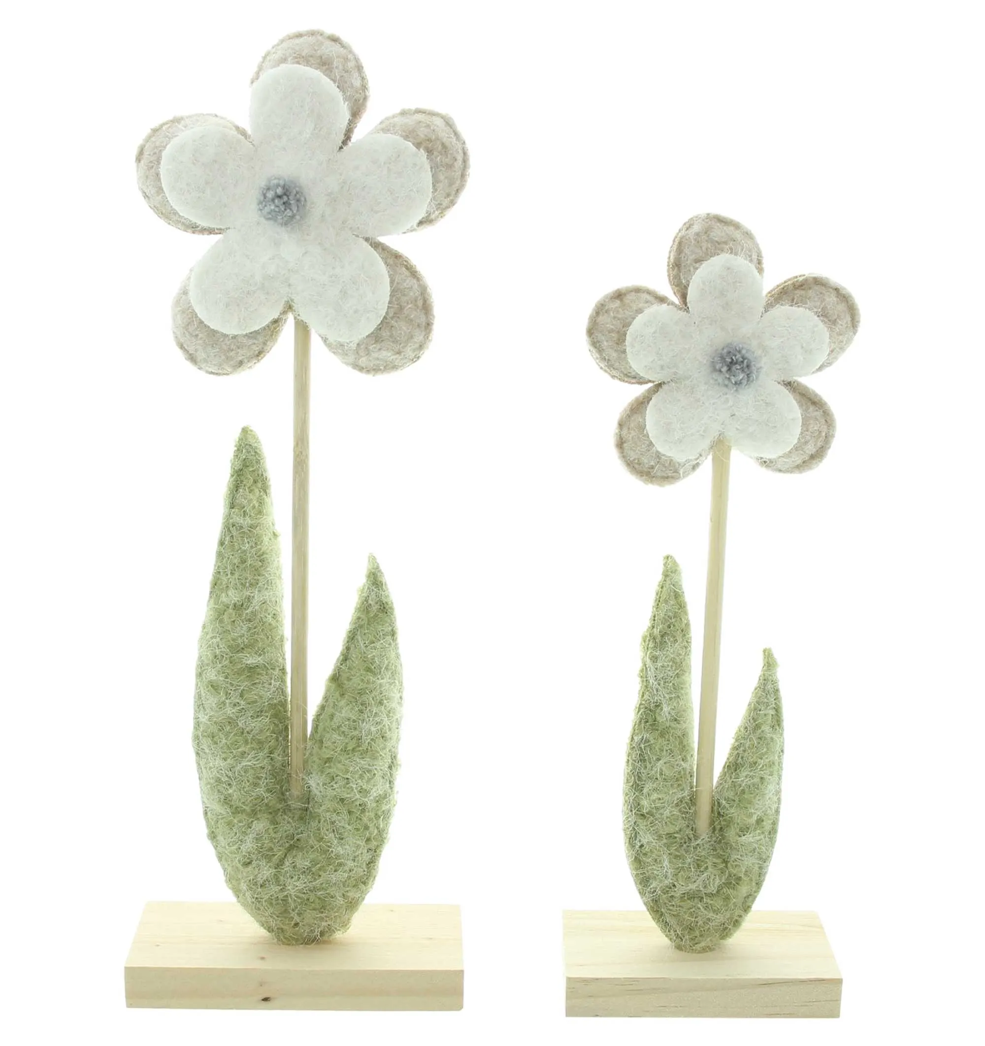 Dekoblume "Soft", 2er Set  im Frank Flechtwaren Online Shop für Dekosäulen kaufen
