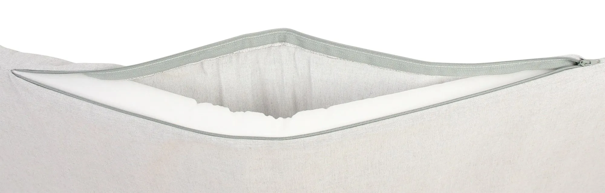 Bankauflage "Modern", grau  im Frank Flechtwaren Online Shop für Sitzkissen kaufen