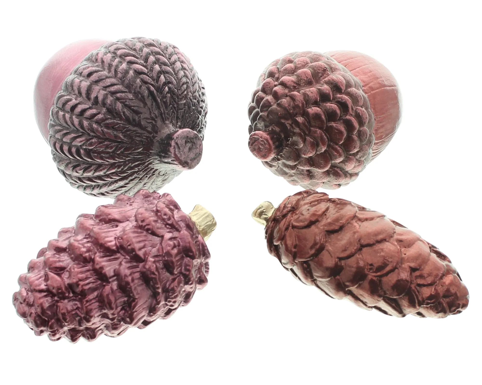 Weihnachtsdeko "Mauve", 4er Set  im Frank Flechtwaren Online Shop für Nostalgische Weihnachten kaufen