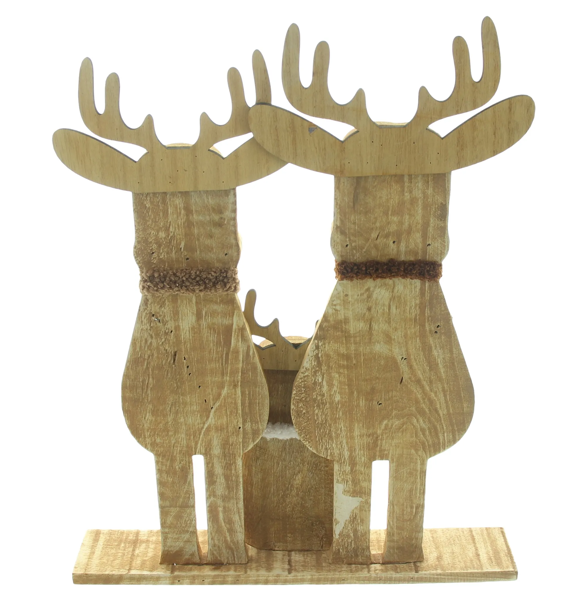 Weihnachtsdeko "Rentier-Trio"  im Frank Flechtwaren Online Shop für Weihnachtliche Dekofiguren kaufen