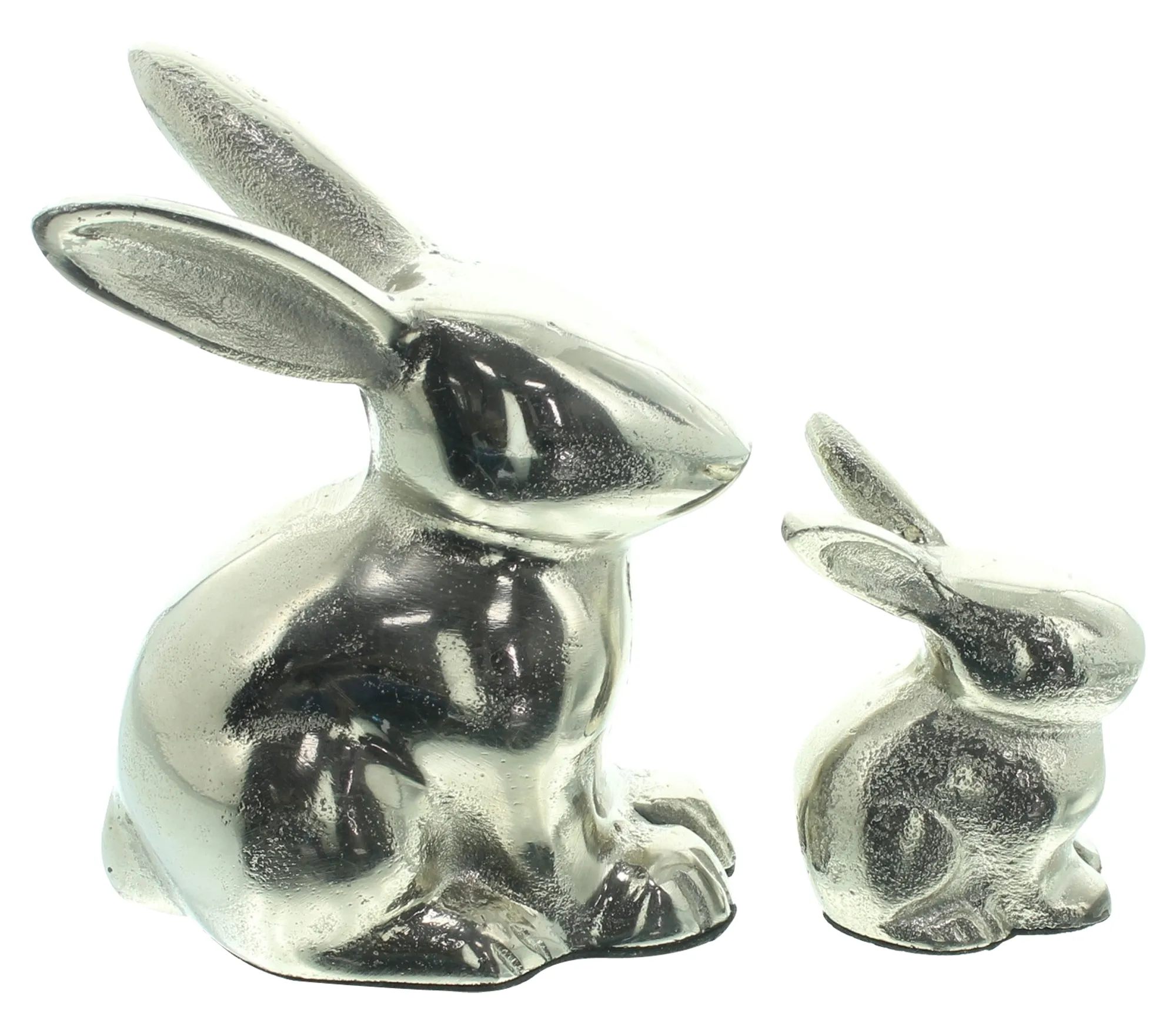 Figur "Silberhase", 2er Set  im Frank Flechtwaren Online Shop für Hasen &amp; Co kaufen