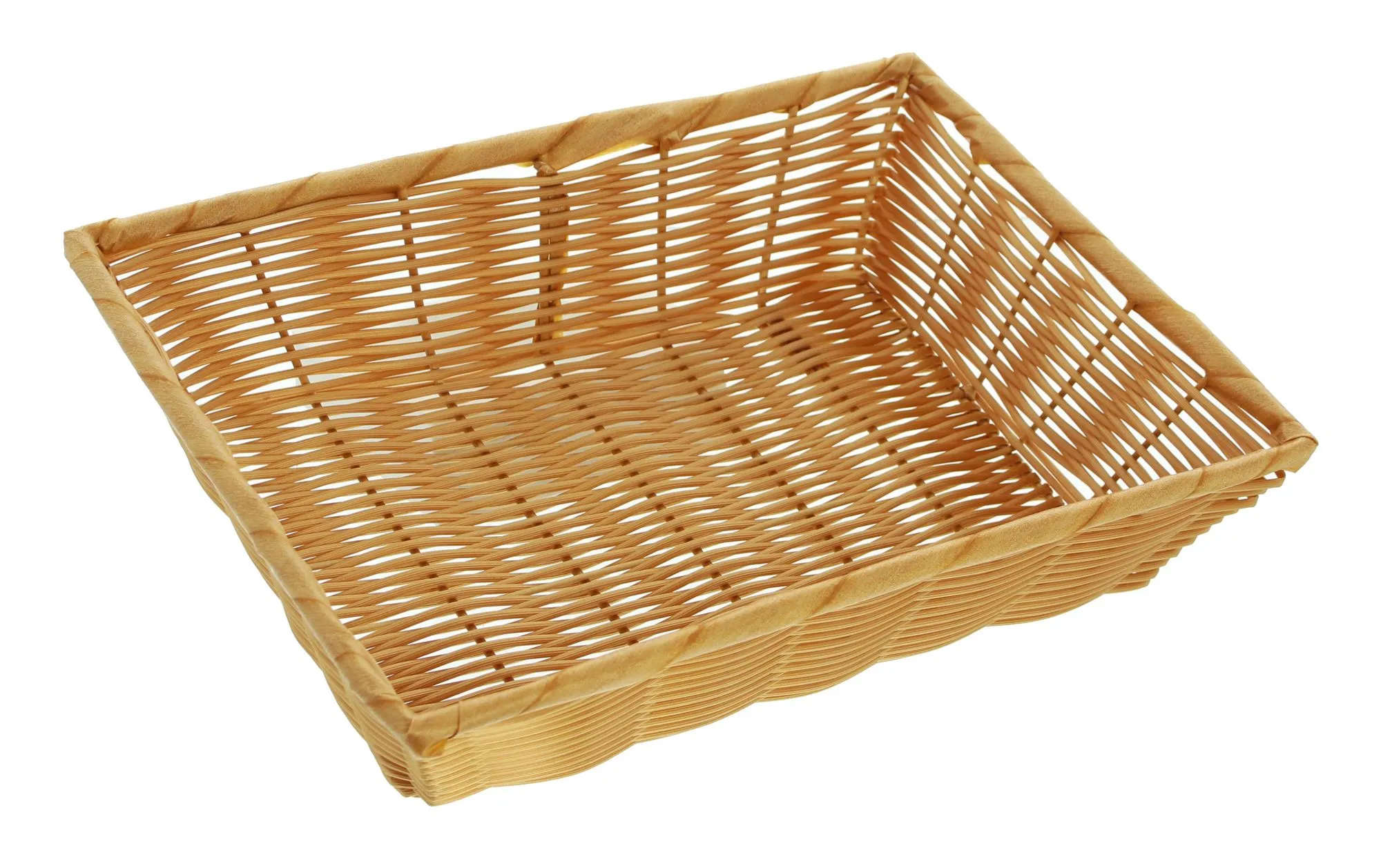 Schale "Poly", eckig  im Frank Flechtwaren Online Shop für Gartenparty kaufen