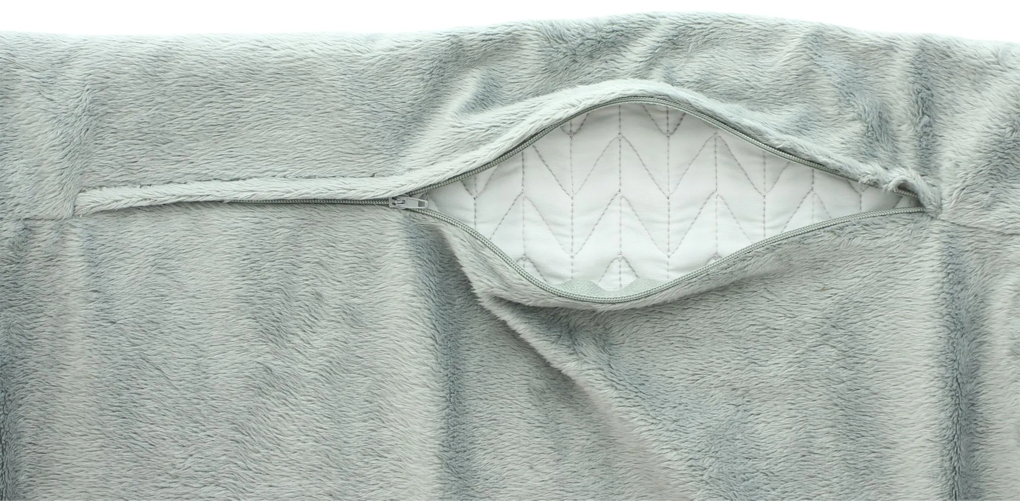 Kissenhülle "Zopfmuster", grau  im Frank Flechtwaren Online Shop für Kissenhüllen kaufen