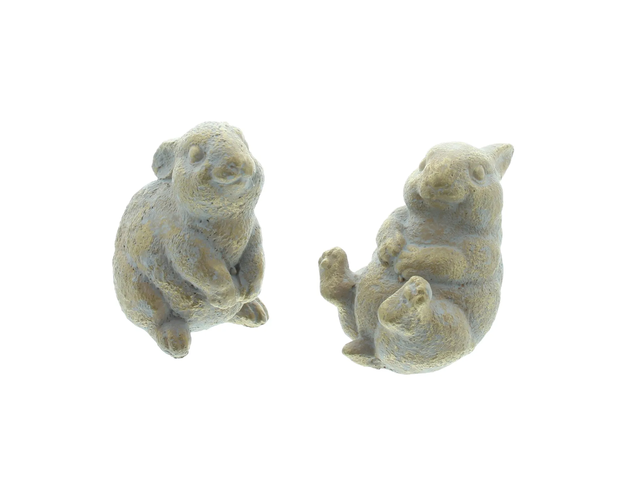 Hase "Stone", 2er Set  im Frank Flechtwaren Online Shop für Hasen &amp; Co kaufen