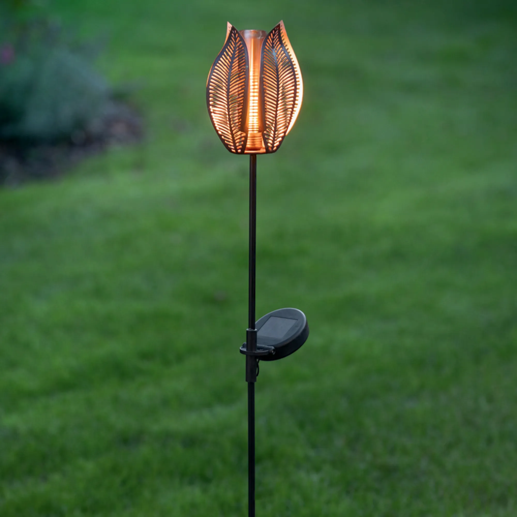 Solarstecker "Blume"  im Frank Flechtwaren Online Shop kaufen