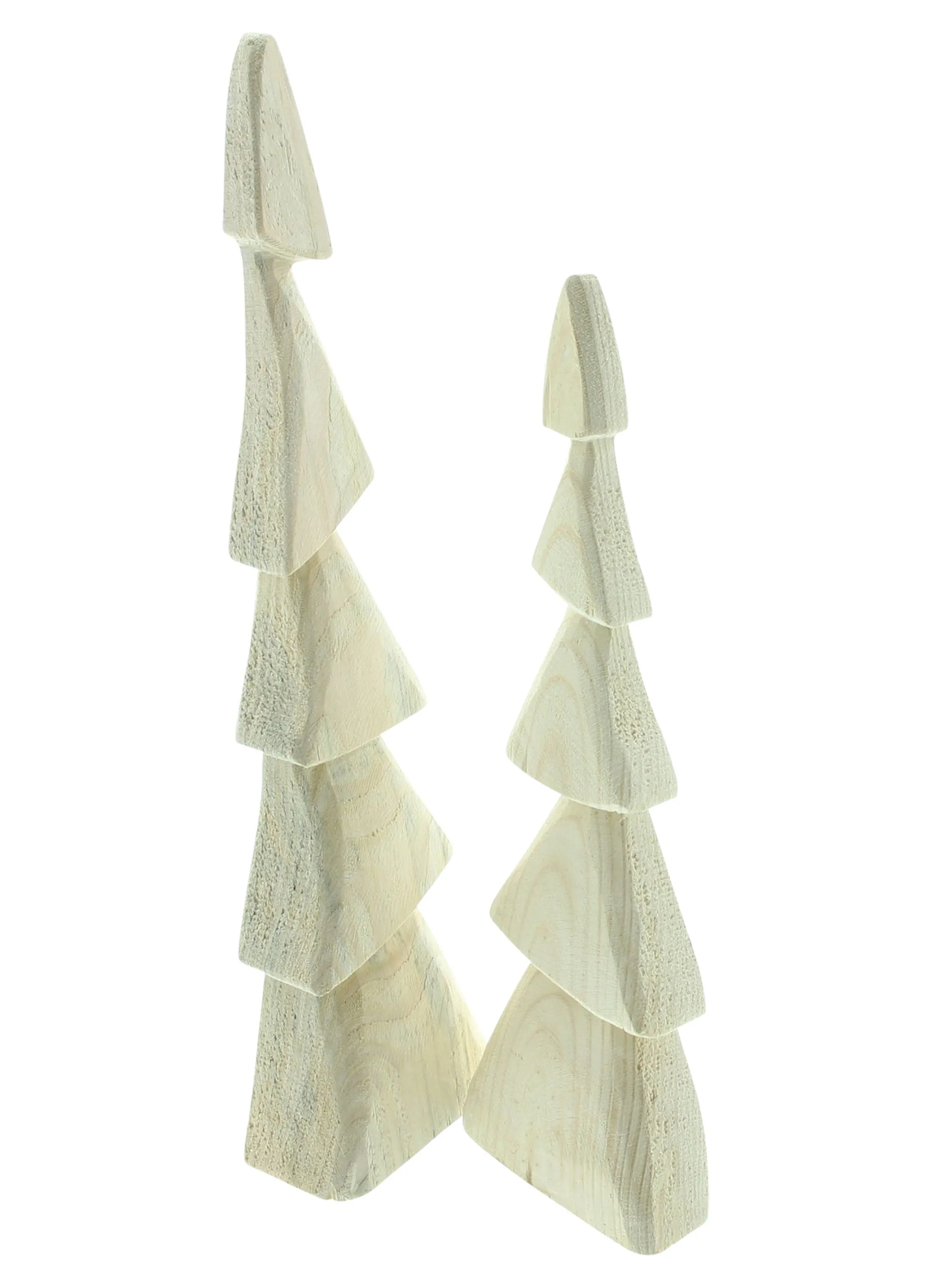 Holzdeko "Tanne", 2er Set  im Frank Flechtwaren Online Shop für Tannenbäume kaufen