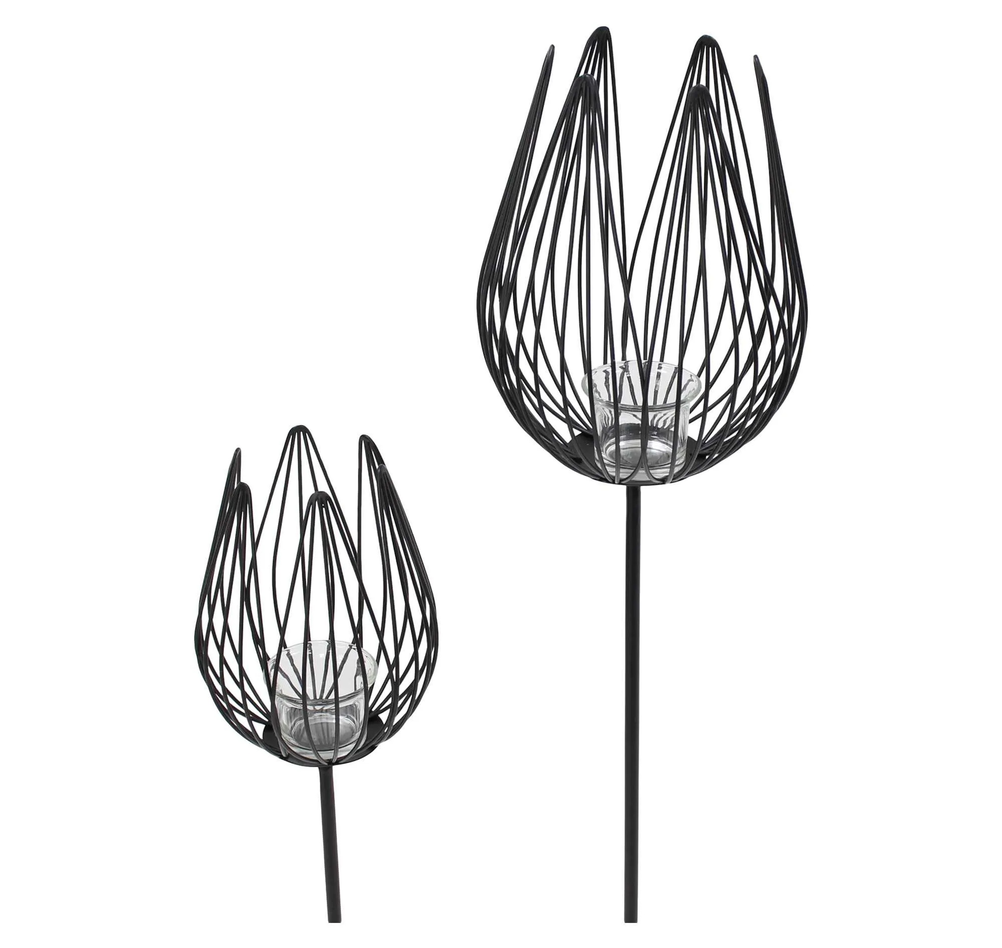 Gartenstecker "Windlicht", 2er Set  im Frank Flechtwaren Online Shop für Laternen &amp; Co. kaufen